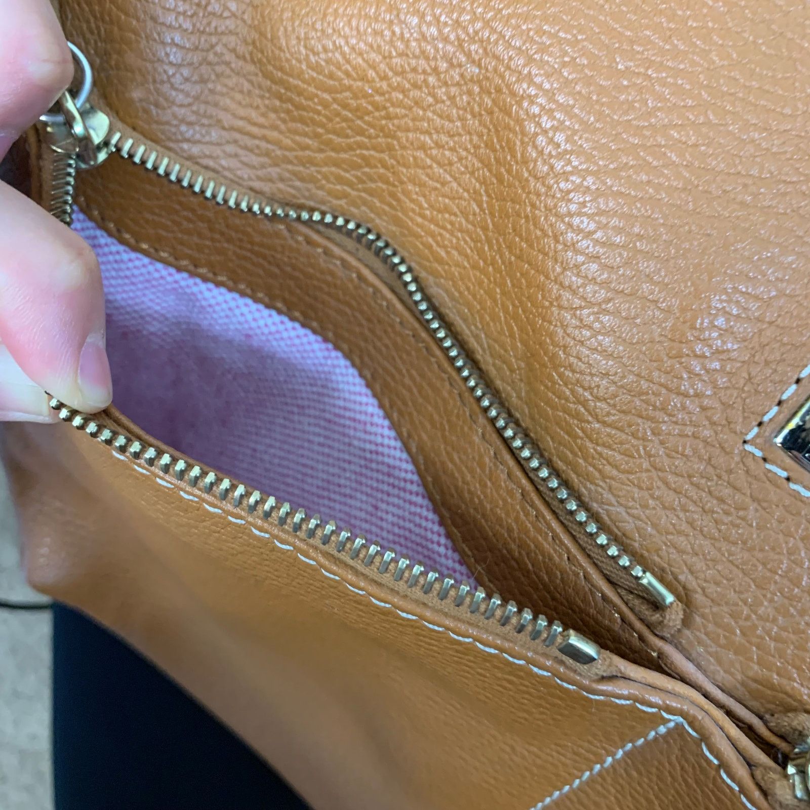 Dooney & Bourke Dooney & Bourke Brown Genuine Leather Handbags Size ONE SIZE - 12 Thumbnail