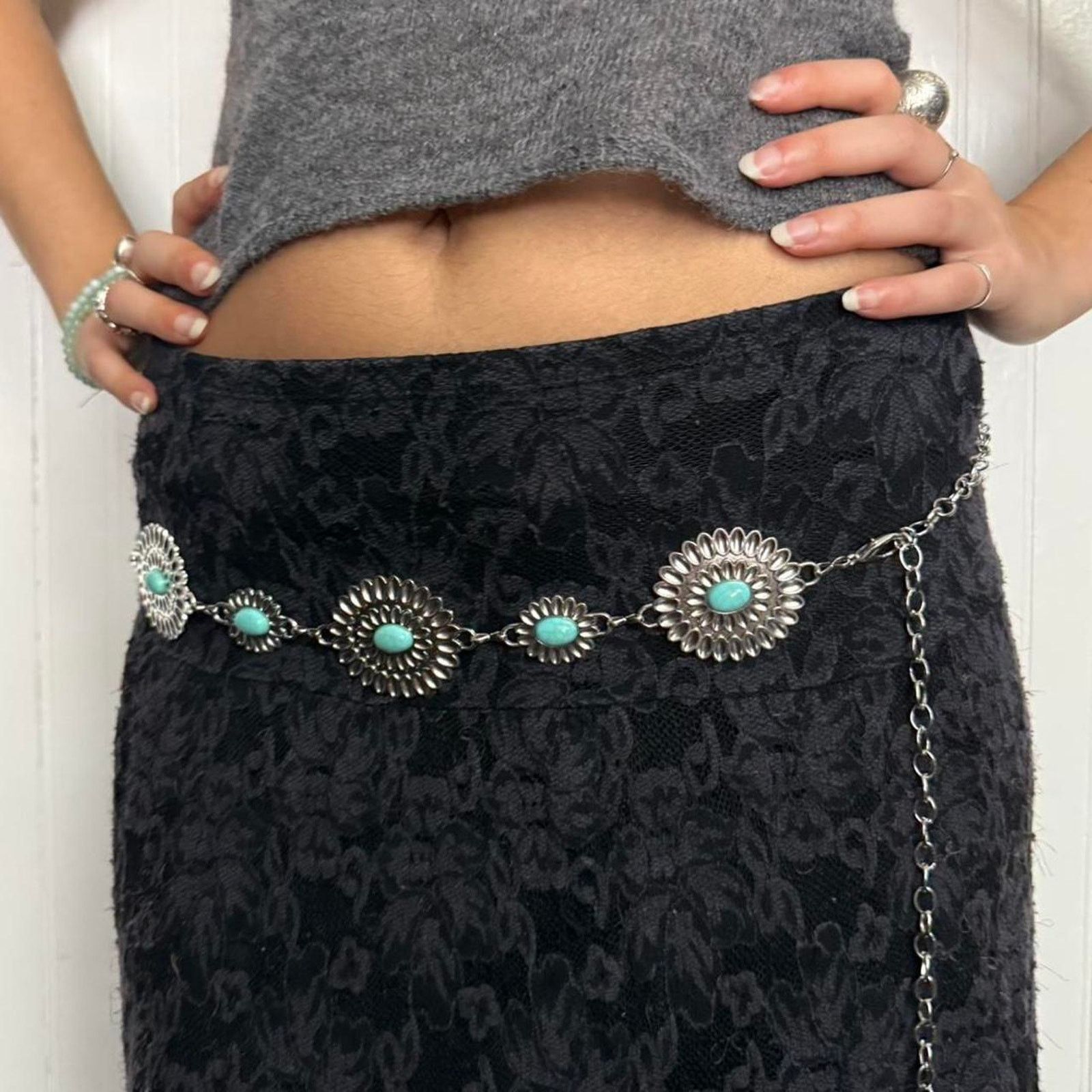 Other Cute turquoise metal boho western WMNS2 Size ONE SIZE - 1 Thumbnail