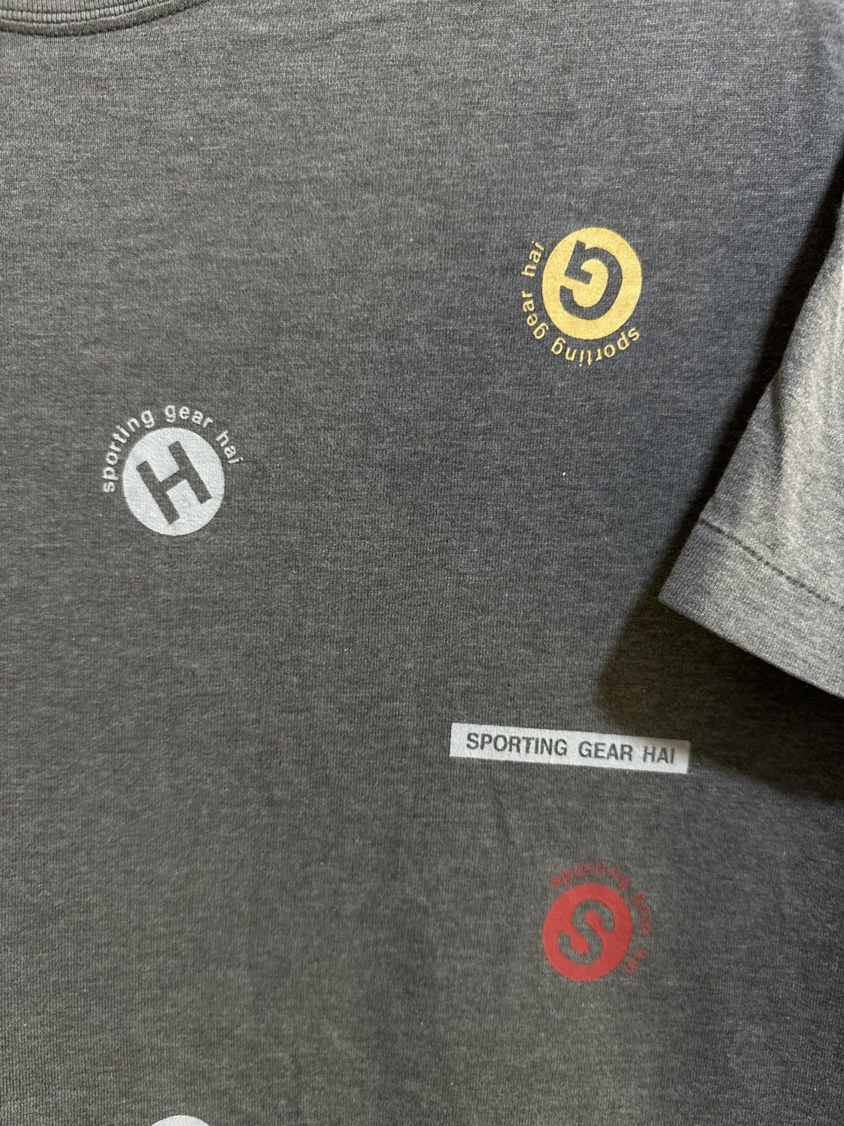 Hai Sporting Gear × Issey Miyake × Vintage Vintage Hai Sporting Gear Faded Tee Size US M / EU 48-50 / 2 - 2 Thumbnail