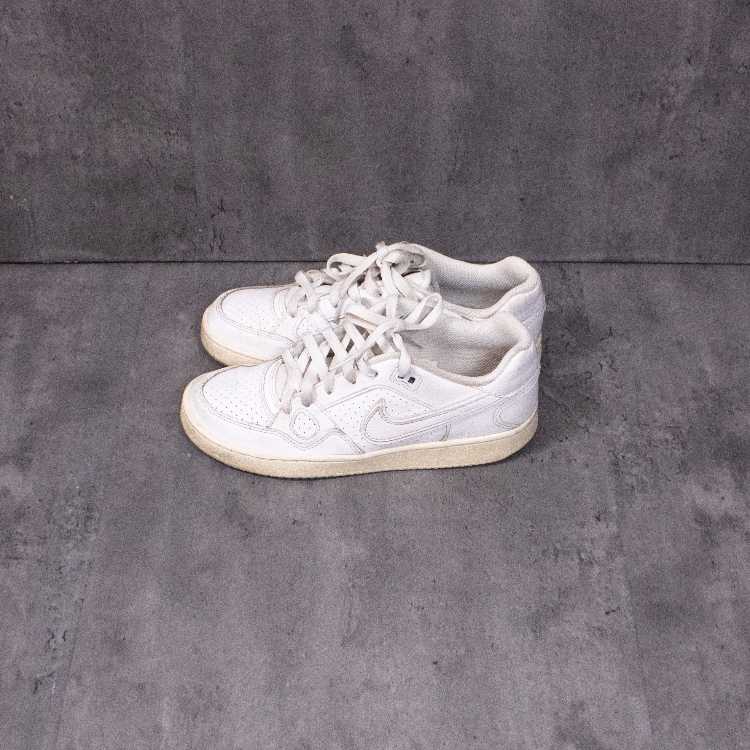 Nike × Vintage Nike Court Forces White Low Top Sneakers Size US 6.5 / EU 39-40 - 4 Thumbnail