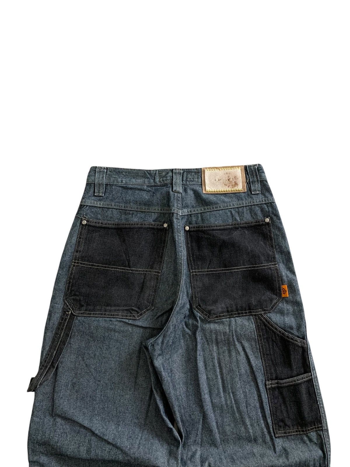Pelle Pelle Last📦Vintage Pelle Pelle Y2k Double Knee Carpenter Denim Size US 30 / EU 46 - 7 Thumbnail