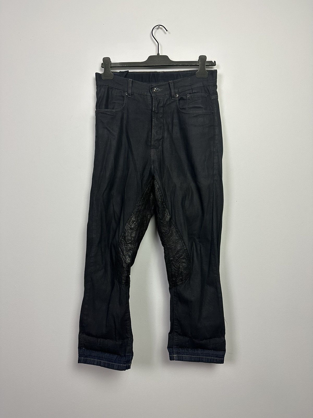 Rick Owens DRKSHDW SS09 Lambskin Inseam Cropped Astaires | Grailed