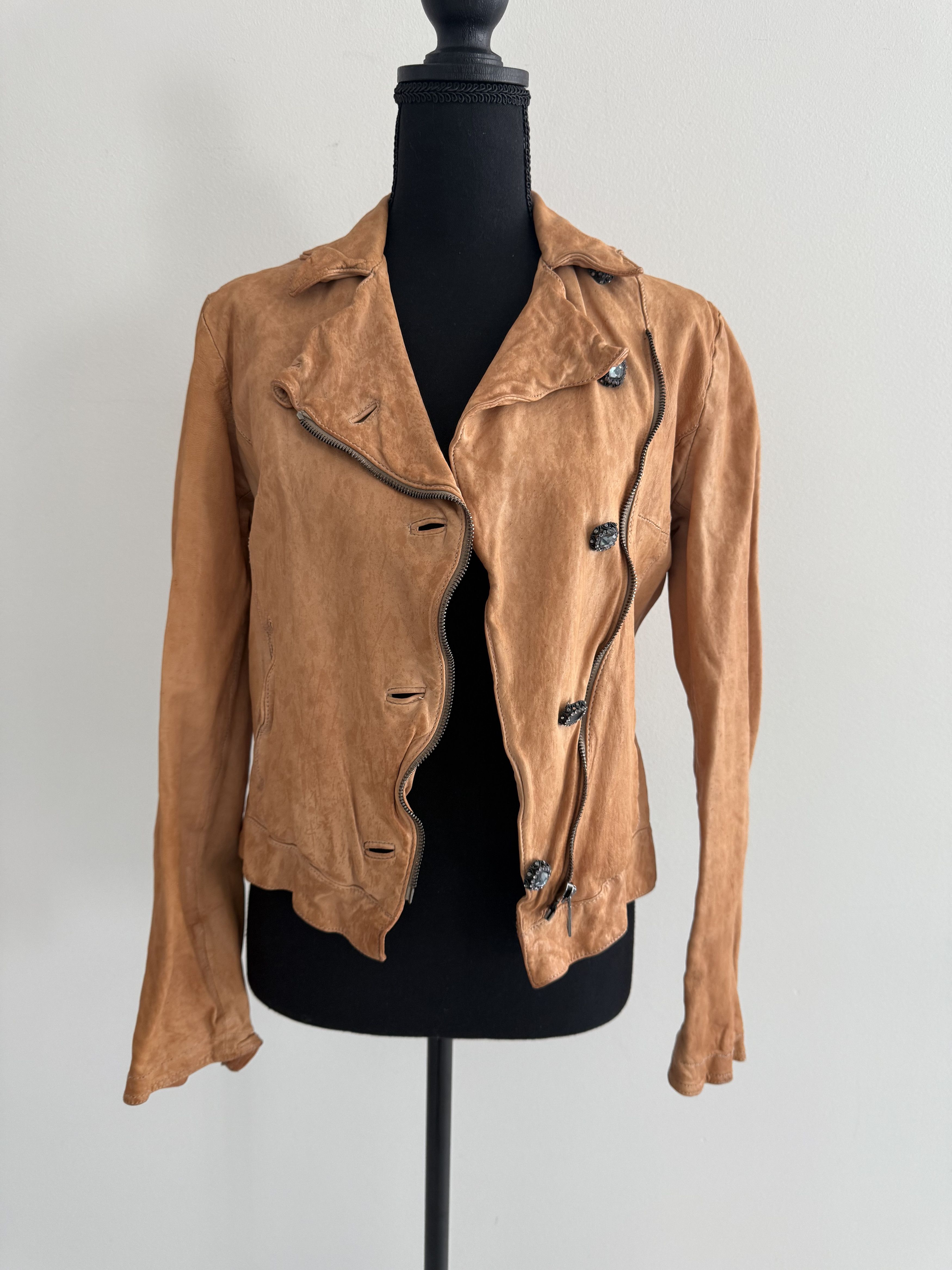 Dolce & Gabbana Dolce&Gabbana Women's Leather Jacket Size M / US 6-8 / IT 42-44 - 2 Thumbnail