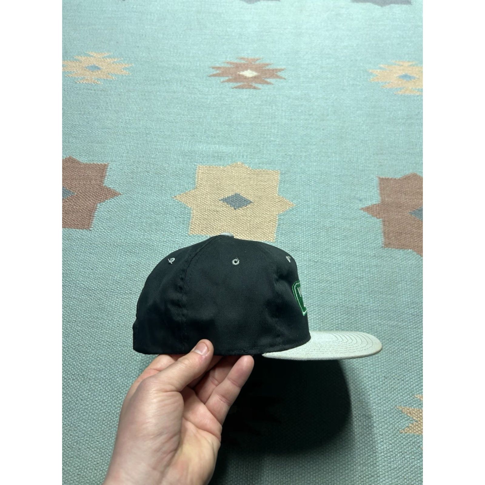 Vintage VINTAGE Yupoong SnapBack hat cap Black embroidered adjustable Michigan Mens Cap Size ONE SIZE - 8 Thumbnail