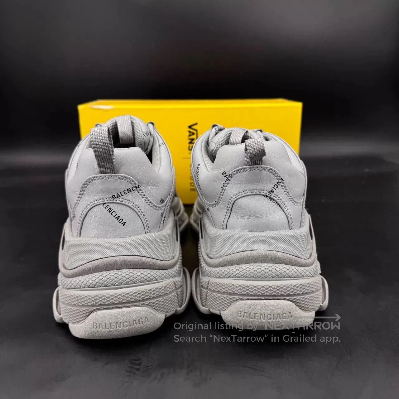 Balenciaga Gray Low-Top Sneakers Size 10. Size US 10 / EU 43 - 6 Thumbnail