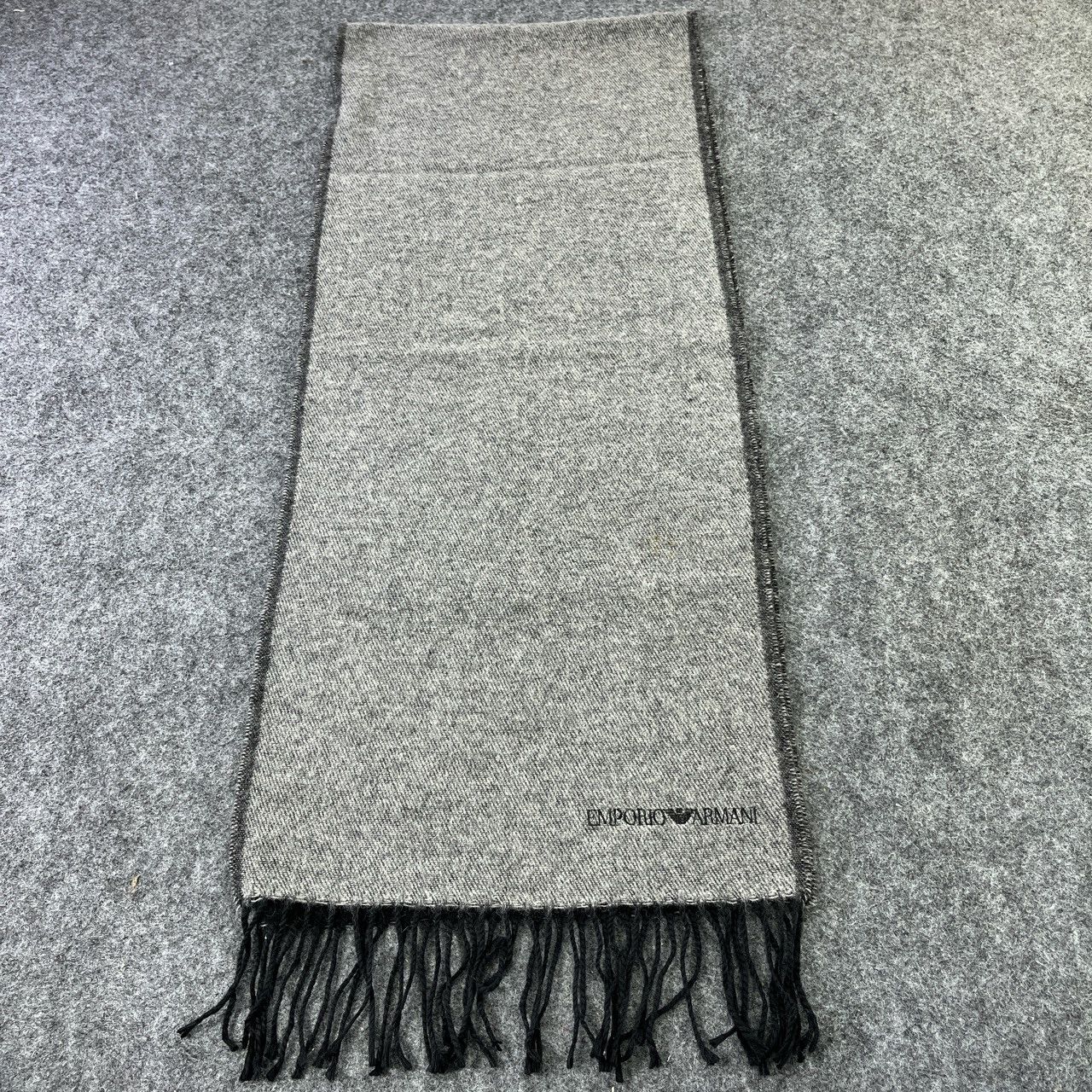 Emporio Armani Emporio Armani Wool Scarf / Muffler / Neckwear T405 Size ONE SIZE - 1 Thumbnail