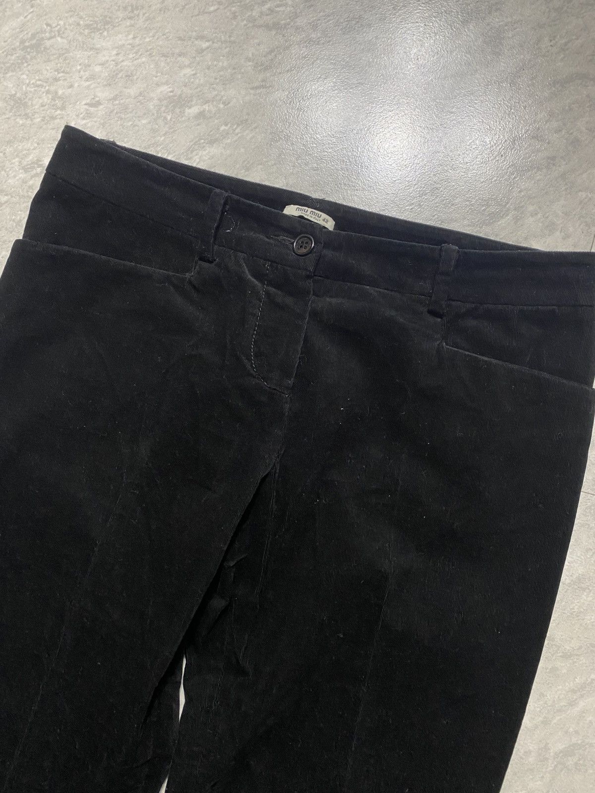 Miu Miu VINTAGE MIU MIU CORDUROY BOOTCUT PANTS Size 28" / US 6 / IT 42 - 5 Thumbnail