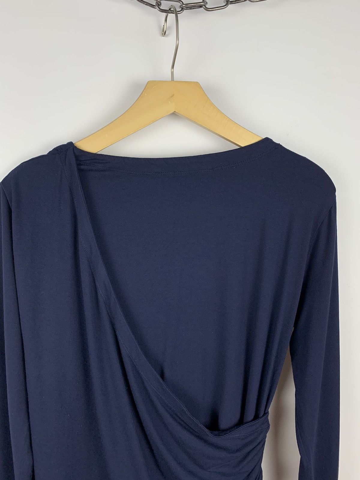 Love Moschino Love Moschino Blouse Top Long Sleeve Wrap Effect Size IT 48 Size XL / US 12-14 / IT 48-50 - 10 Thumbnail