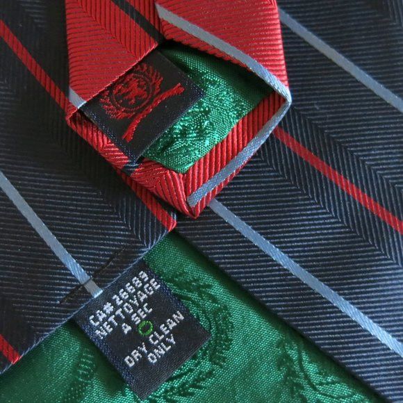 Tommy Hilfiger Tommy Hilfiger Multicolor Stripe Silk Neck Tie Size ONE SIZE - 7 Thumbnail