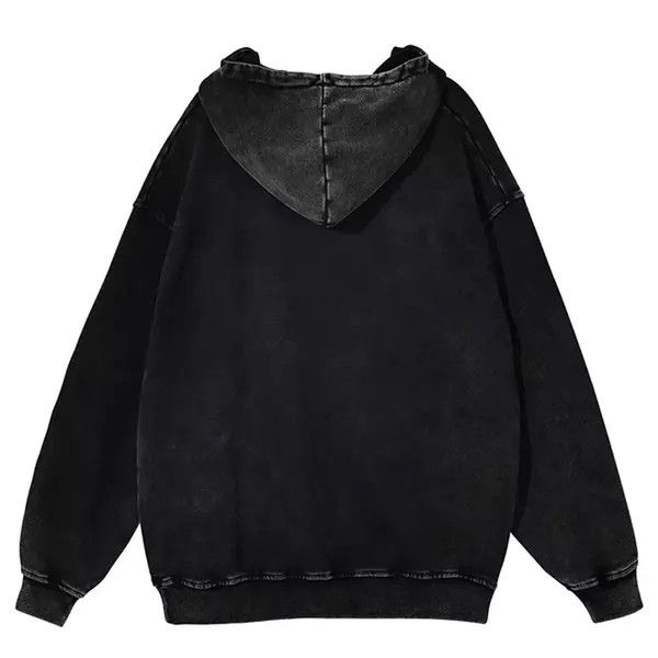 VIBE Streetwear Design Rare Washed Hoodie Sweatshirt Size US L / EU 52-54 / 3 - 2 Thumbnail