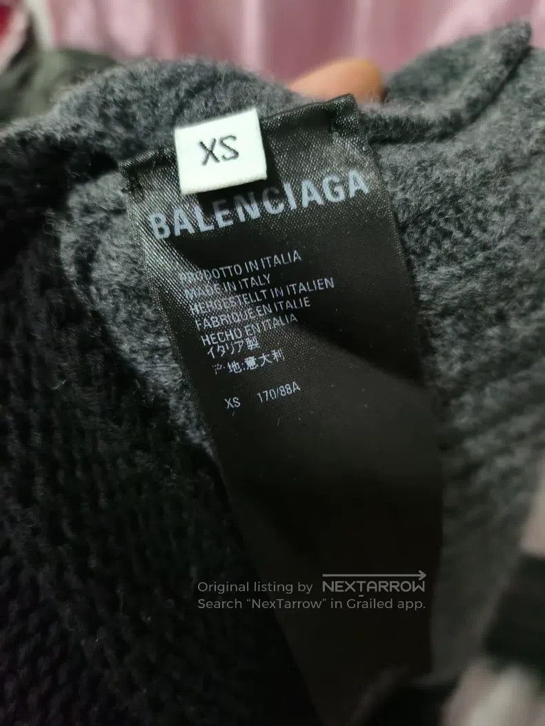 Balenciaga Balenciaga Patchwork Knit Top Size US XS / EU 42 / 0 - 5 Thumbnail