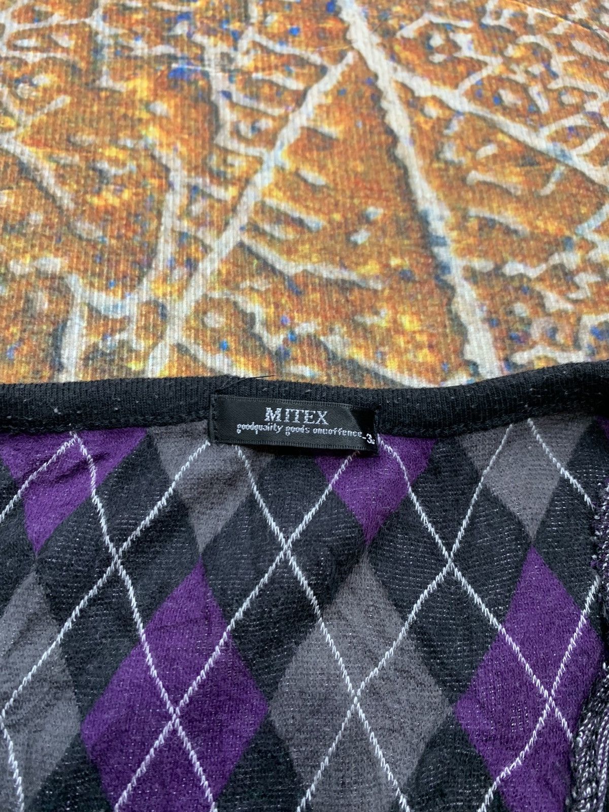 If Six Was Nine Japanese double layerd Gothic Rock Long Sleve Mitex Style Size US L / EU 52-54 / 3 - 3 Thumbnail