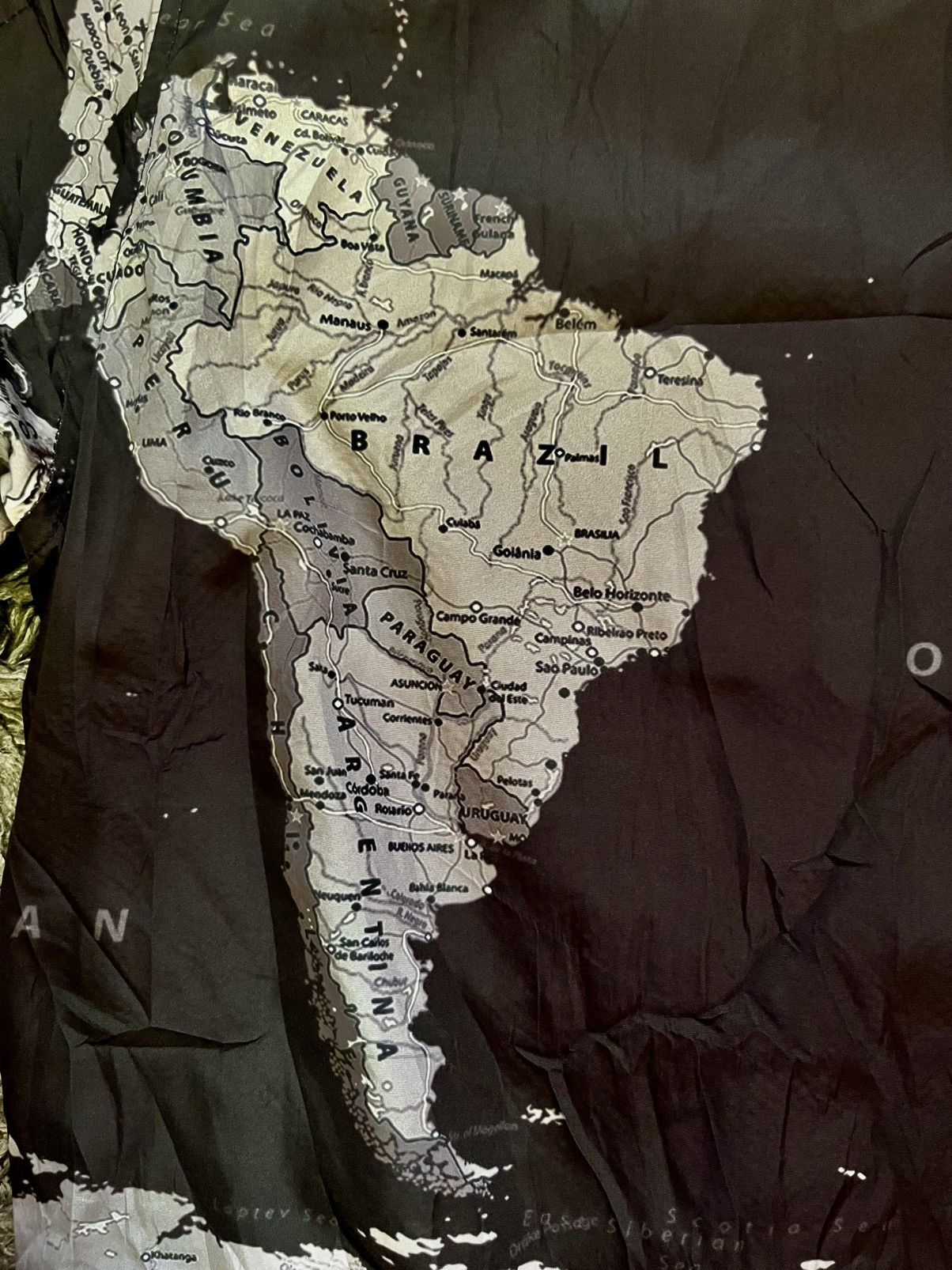 Japanese Brand Gallis Addiction World Maps Jacket Size US L / EU 52-54 / 3 - 9 Thumbnail
