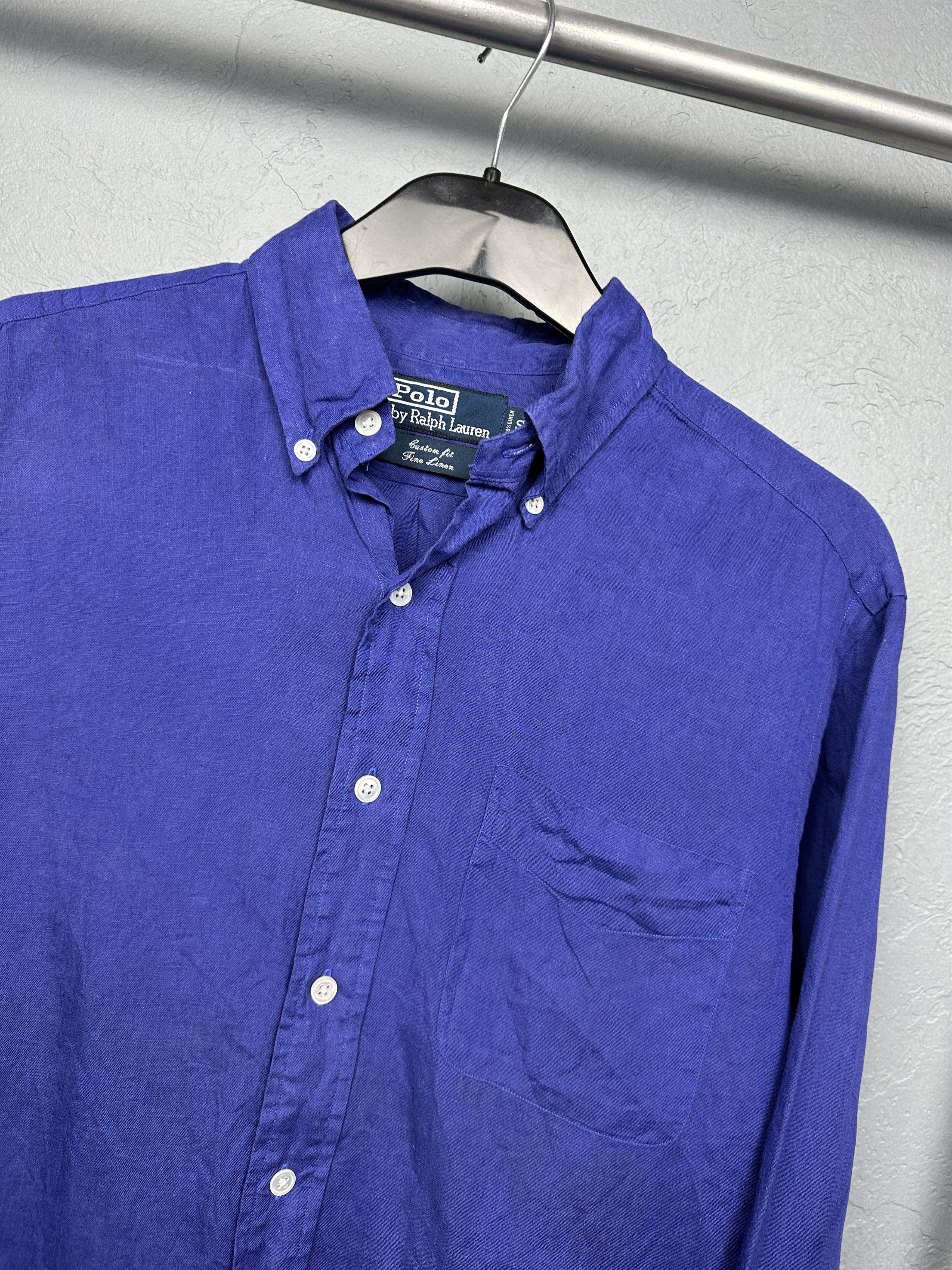 Polo Ralph Lauren Polo Ralph Lauren LINEN Long Sleeve Shirt Size US S / EU 44-46 / 1 - 2 Thumbnail