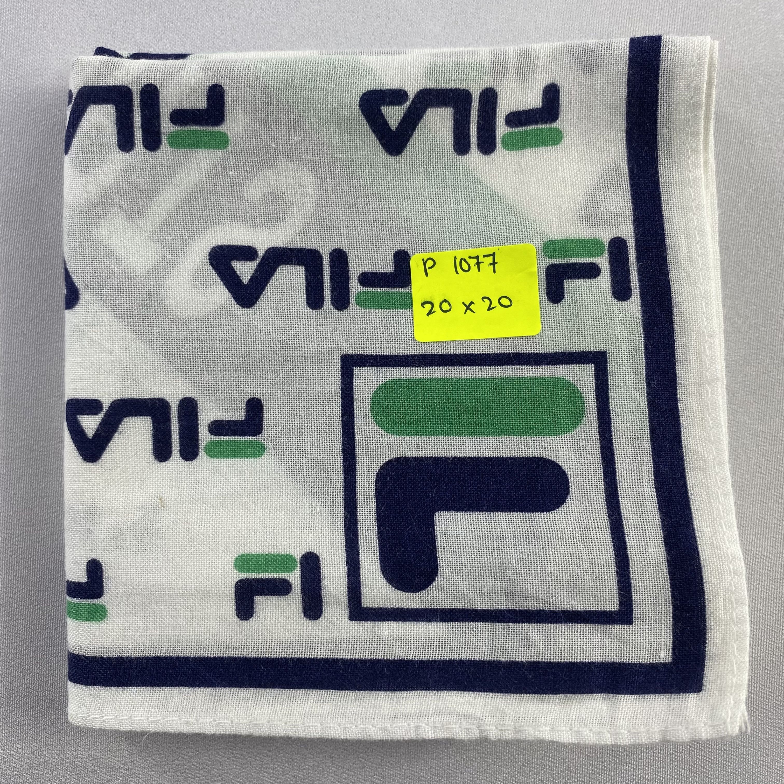 Fila × Vintage Fila Handkerchief / Neckerchief / Bandana-P1077 Size ONE SIZE - 6 Thumbnail