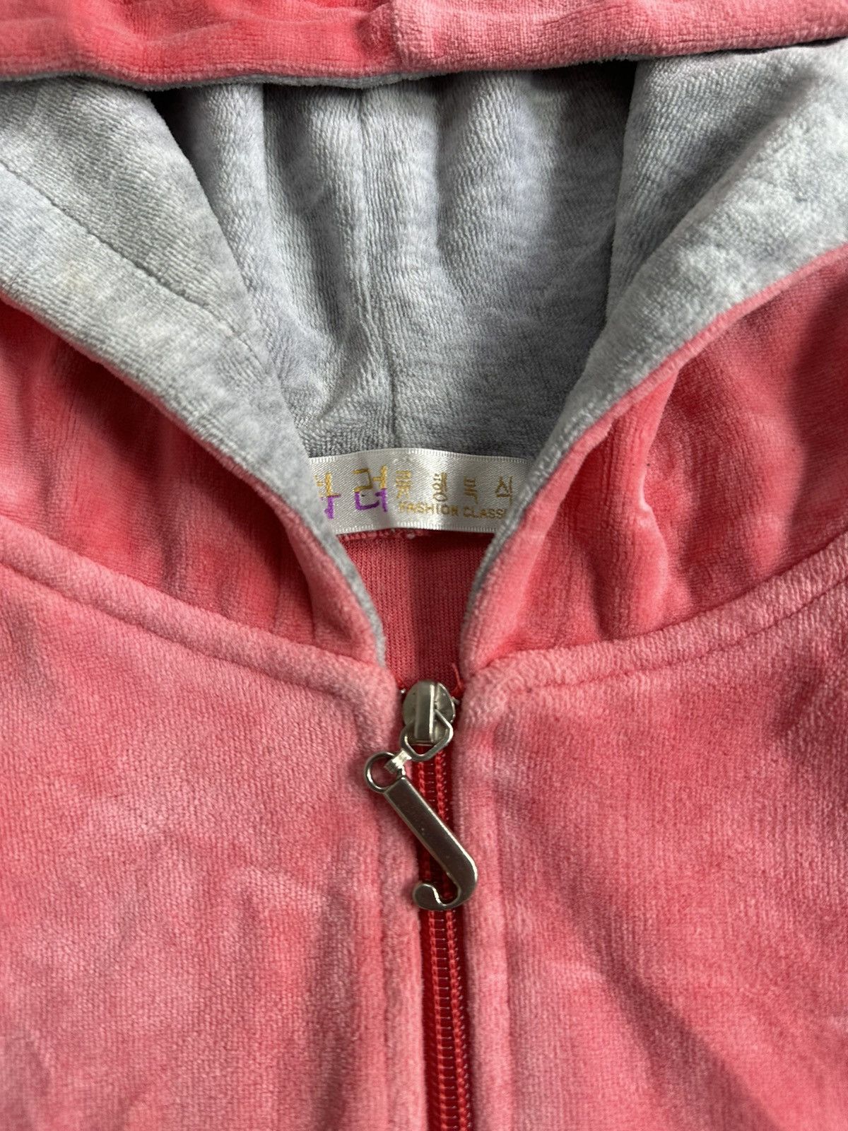 Beauty Beast BEBE GLITTER PINK VELVET ZIP HOODIE IFSIXWASNINE LGB STYLE Size S / US 4 / IT 40 - 8 Thumbnail