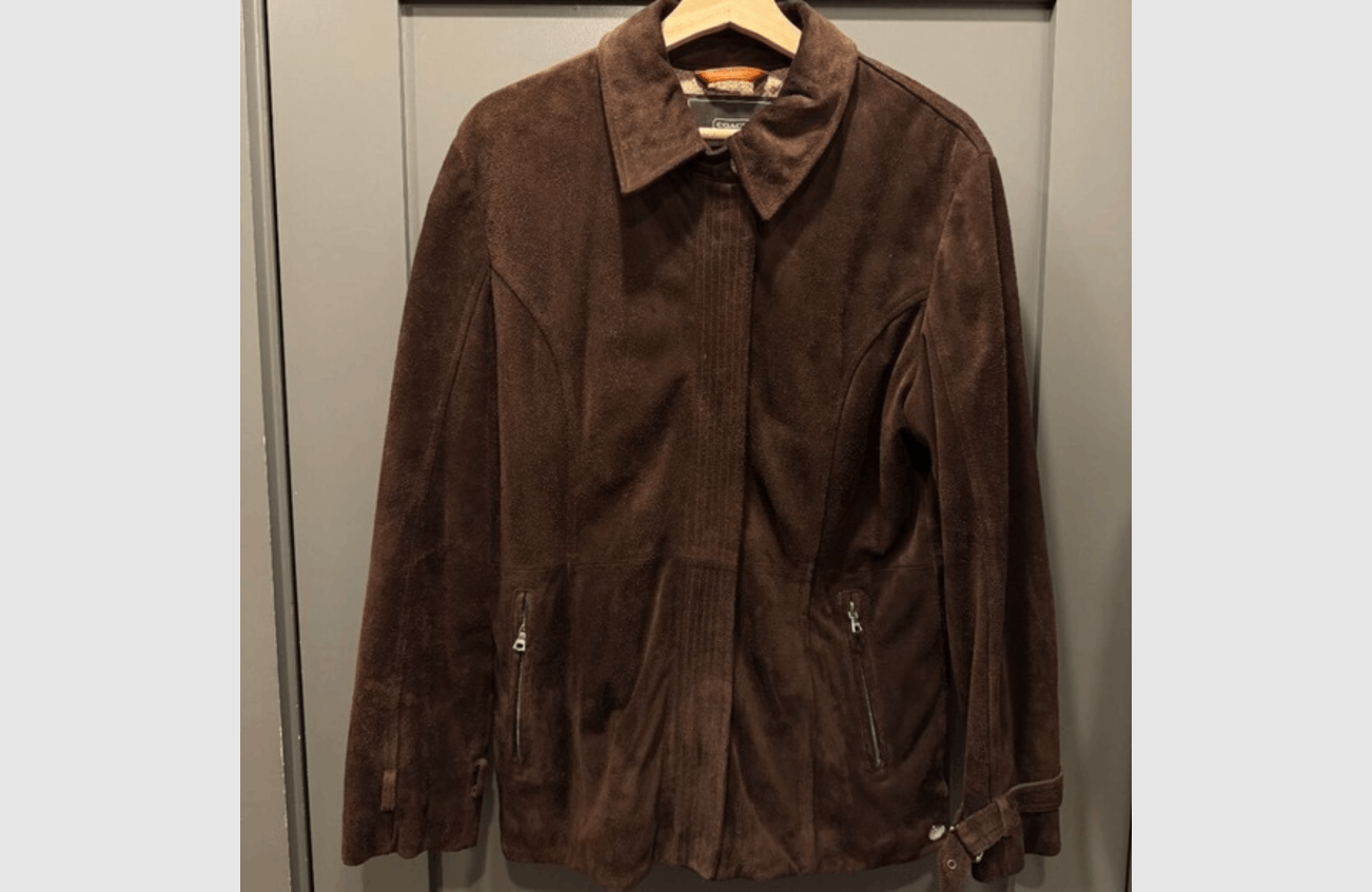 Coach Coach Suede Leather Jacket Brown Signature Quilted Lining Size US M / EU 48-50 / 2 - 2 Thumbnail