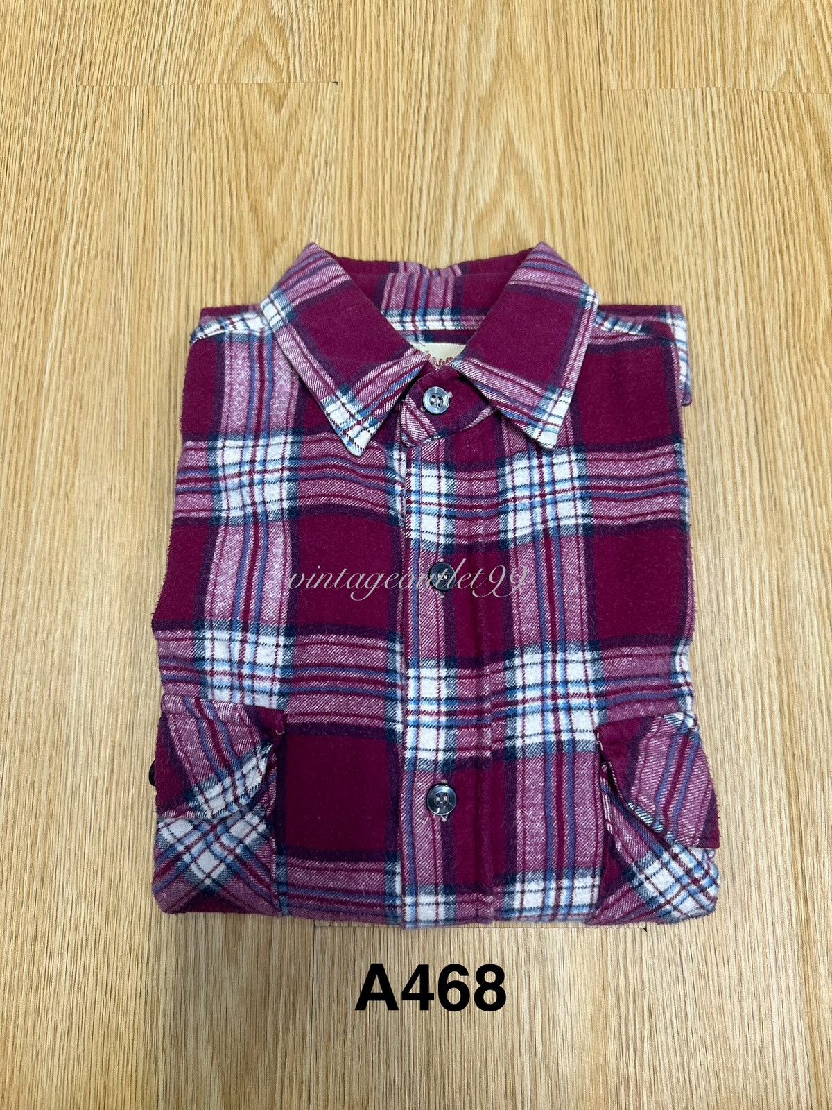 Vintage Vintage Wrangler Flannel Shirt A468 Size US XS / EU 42 / 0 - 9 Thumbnail