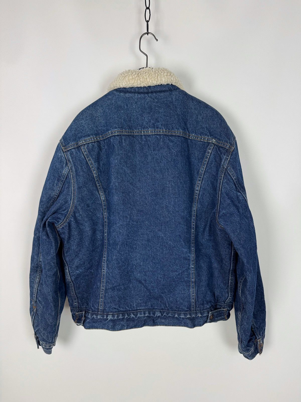 Levi's 1990’s Vintage Levi’s Sherpa Denim Jacket Made in USA Size US XL / EU 56 / 4 - 12 Thumbnail