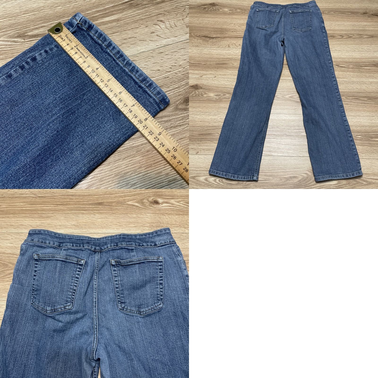 Faded Glory VINTAGE Faded Glory Jeans Women Size 14 Stretch Denim Straight Leg Mid Rise Blue 30in Inseam Size 36" / US 14 / IT 50 - 8 Thumbnail