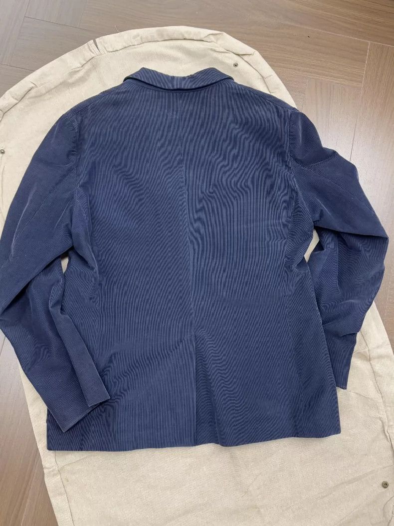 Gucci Gucci Blue logo badge embroidered long-sleeved suit 2502-Ne Size 50R - 2 Thumbnail