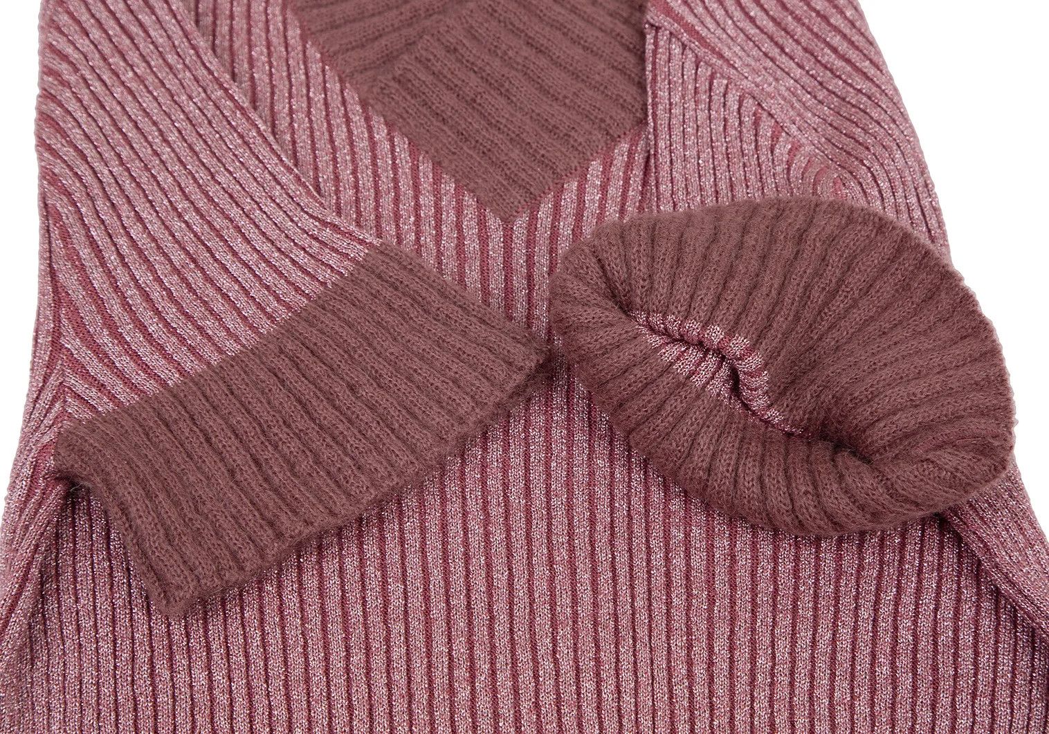 Jean Paul Gaultier Glitter Ribbed Knit in Pink, Size 48 Size US M / EU 48-50 / 2 - 4 Thumbnail