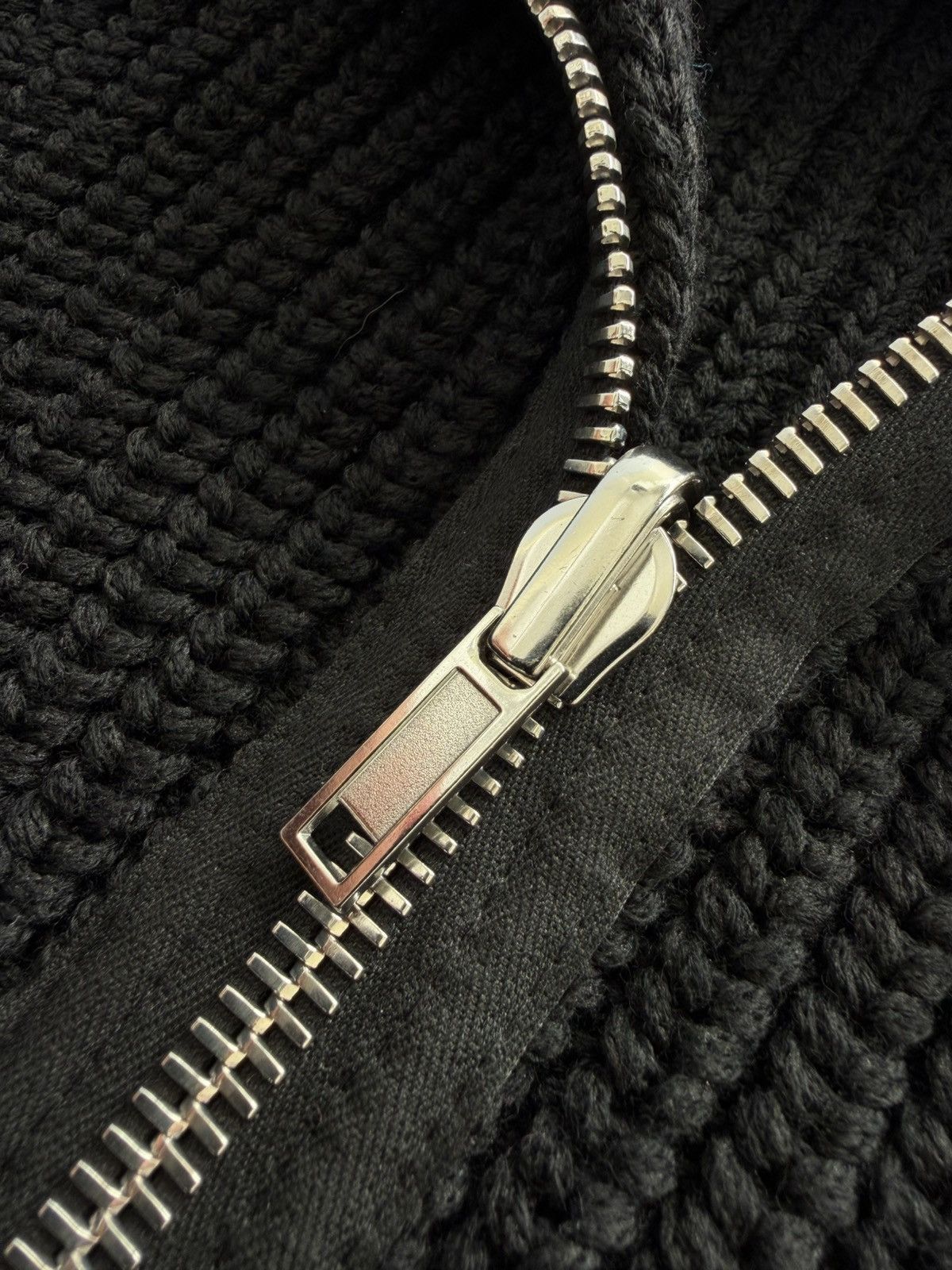 Raf Simons Raf Simons Zip Up Bulky Knit Turtleneck Cardigan Size US S / EU 44-46 / 1 - 8 Thumbnail