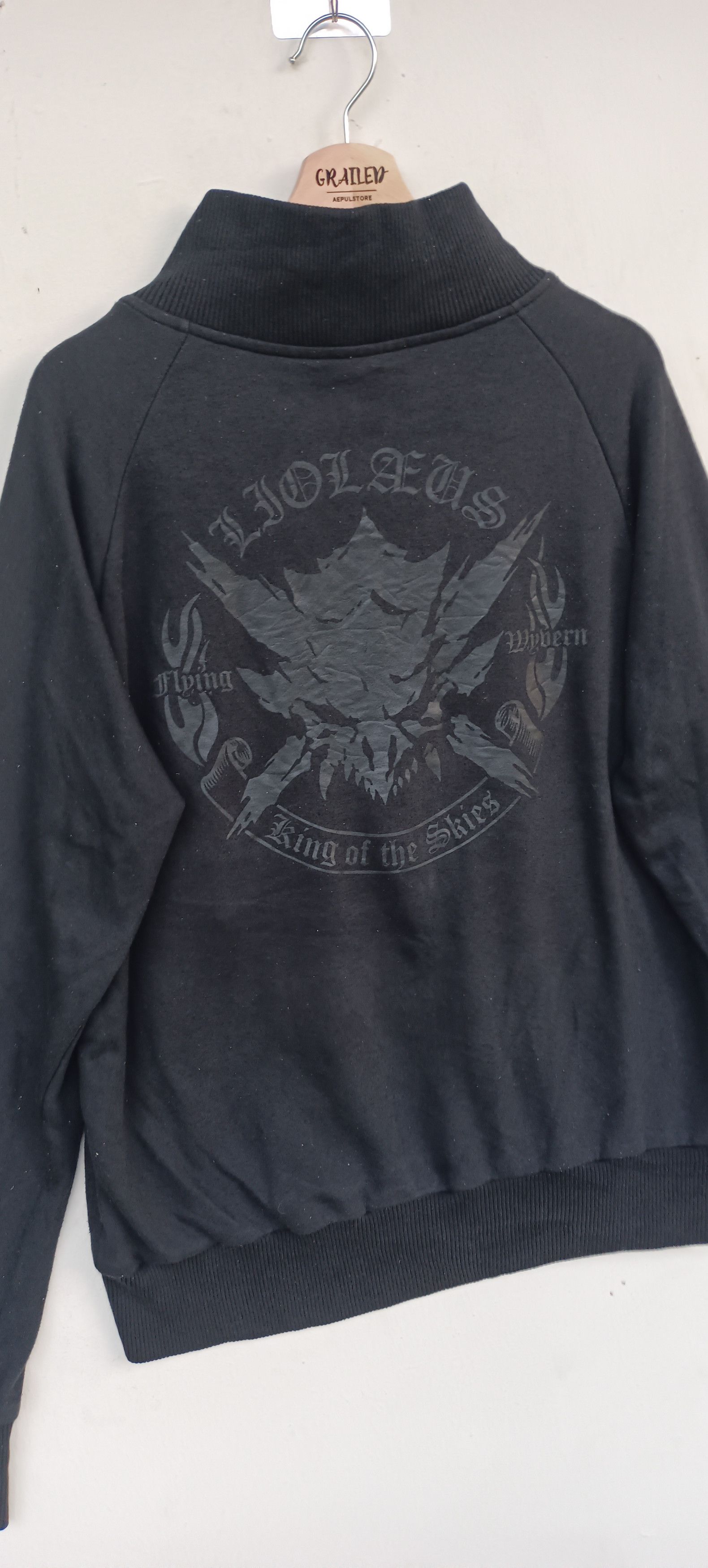 Anime Monster Hunter Big Logo Hoodie Zipper Jacket Big Size US XL / EU 56 / 4 - 3 Thumbnail
