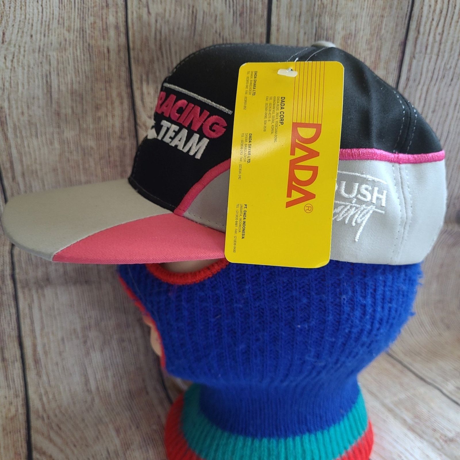 NASCAR × Vintage Vtg Nascar Exide Battery Team Racing hat DaDa Sample Size ONE SIZE - 3 Thumbnail