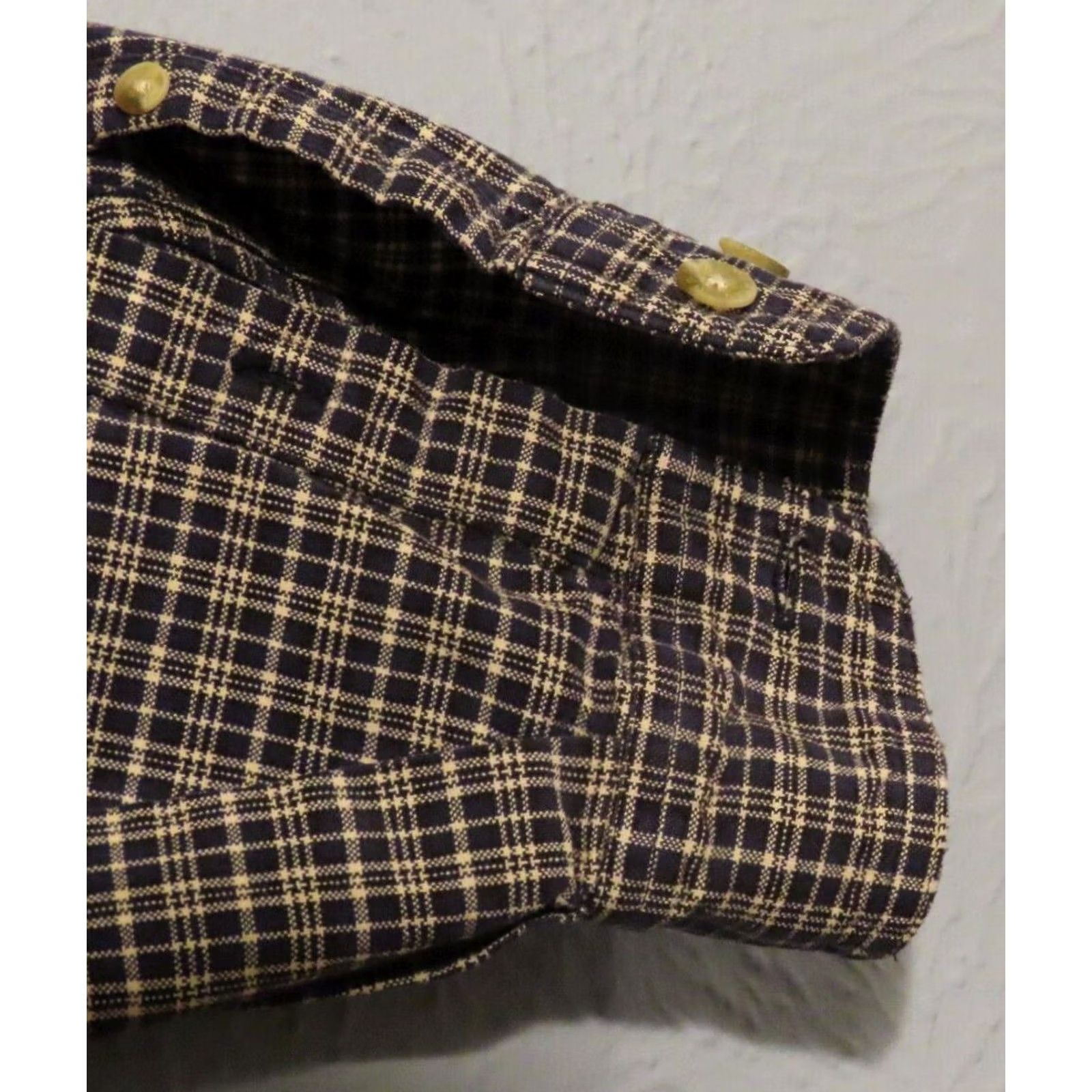 Vintage Columbia Button-Up Shirt Men's XL Plaid Knit Cotton Long Sleeve Blue Regular Size US XL / EU 56 / 4 - 5 Thumbnail