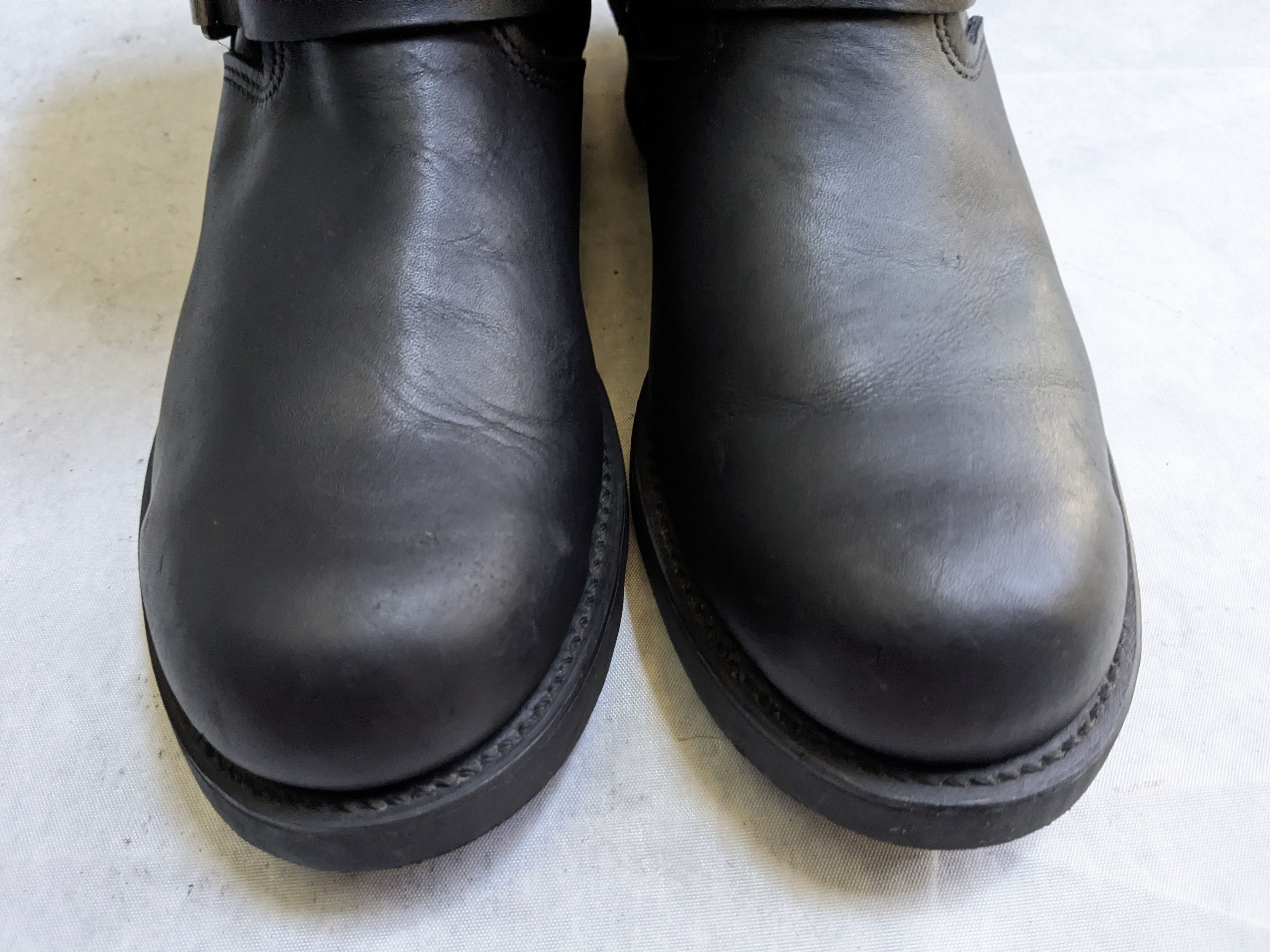 Frye Frye Engineer Boots Black Leather 9.5 Motorcycle Biker Size US 9.5 / EU 42-43 - 5 Thumbnail