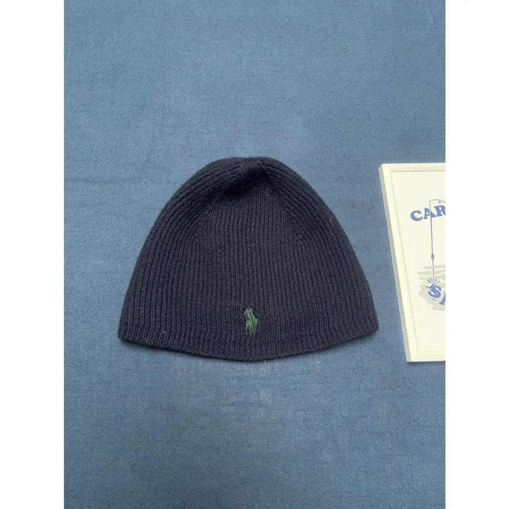 Polo Ralph Lauren Polo Ralph Lauren Merino Wool Beanie (Navy) Size ONE SIZE - 1 Thumbnail