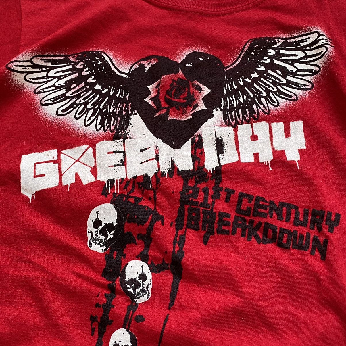 Affliction 💀 Vintage 00s Green Day Rock Band tee Y2K Size M / US 6-8 / IT 42-44 - 5 Thumbnail