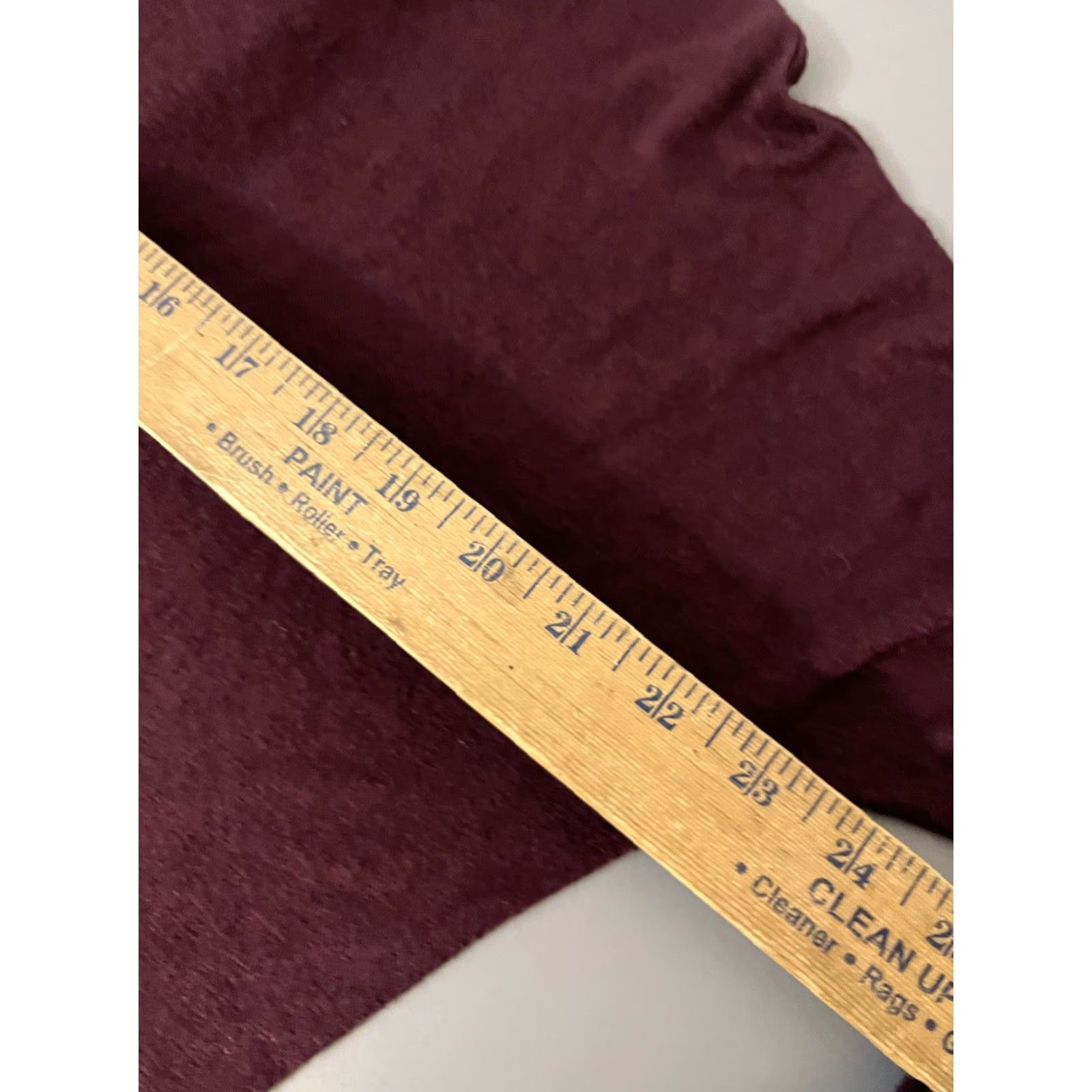 Old Navy Old Navy Maroon Vintage Y2K Fit Long Sleeve Round Neck Top Womens M Red Cotton T-Shirt Size M / US 6-8 / IT 42-44 - 5 Thumbnail