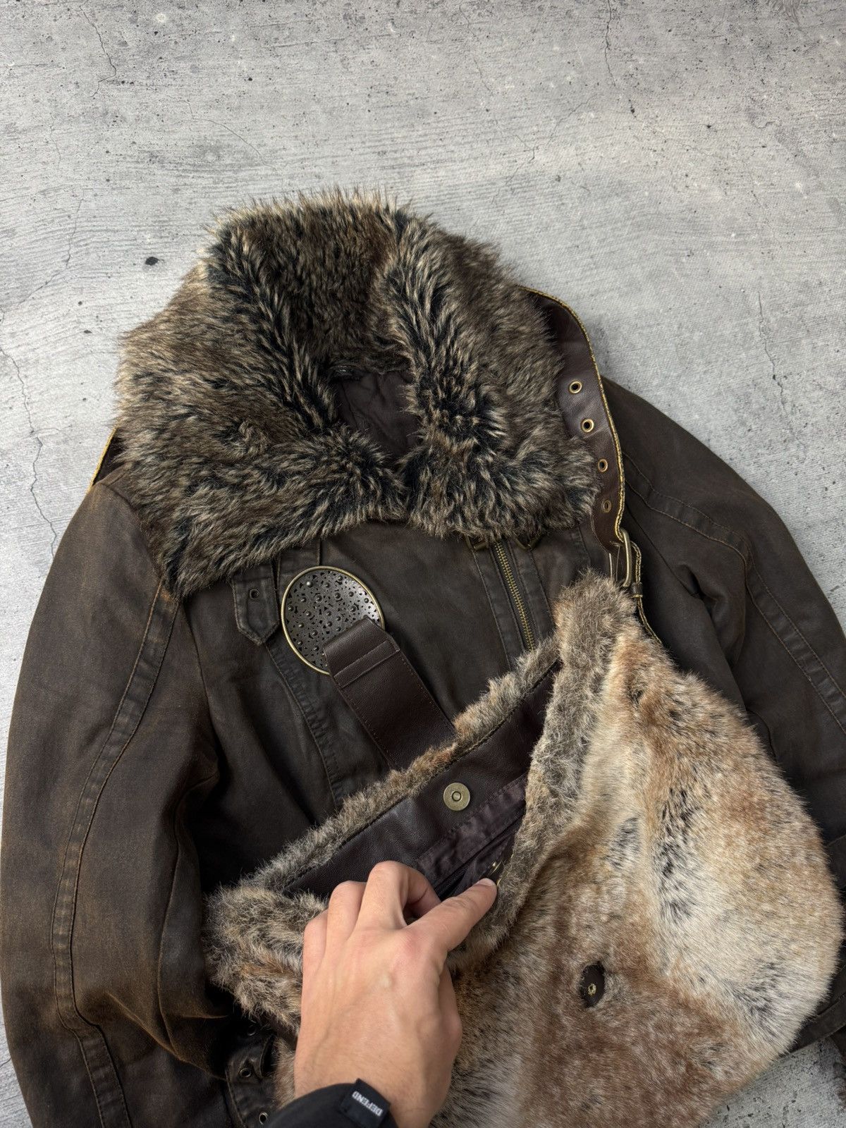 If Six Was Nine Vtg Japan if six was nine Style Fur bag with handles Y2K Size ONE SIZE - 5 Thumbnail