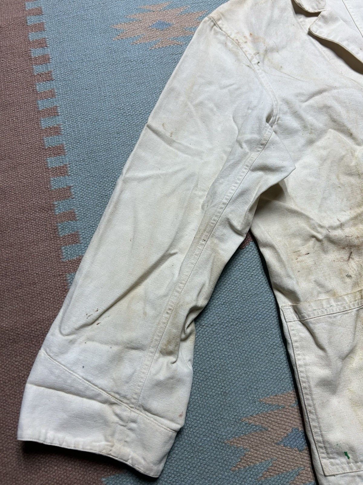 Vintage Vtg 20s 30s canvas chore jacket Kuttnauer Detroit paint 42 Size US L / EU 52-54 / 3 - 2 Thumbnail