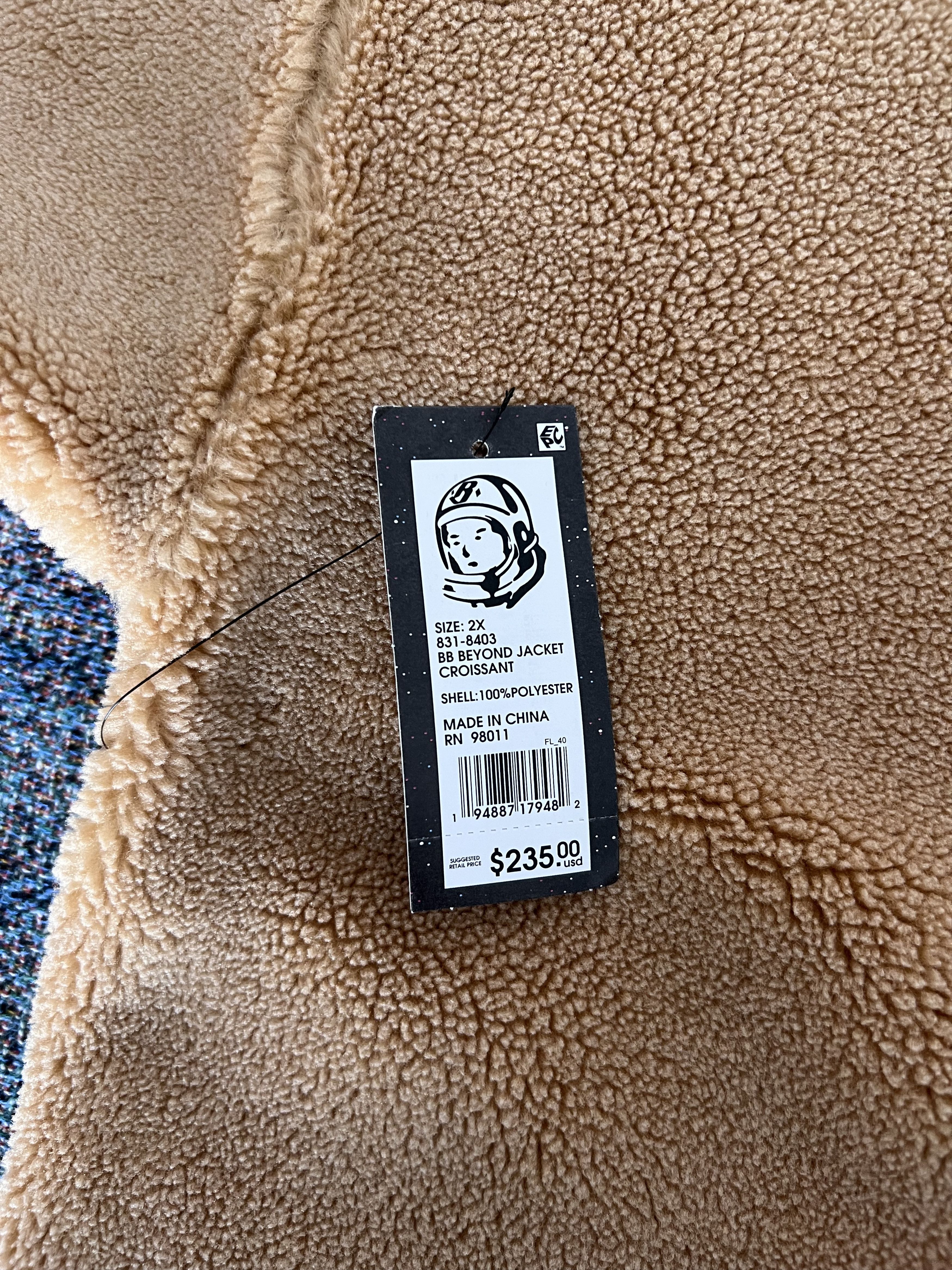 Billionaire Boys Club Billionaire Boys Club BB Beyond Fleece Jacket in Beige Size US XXL / EU 58 / 5 - 8 Thumbnail