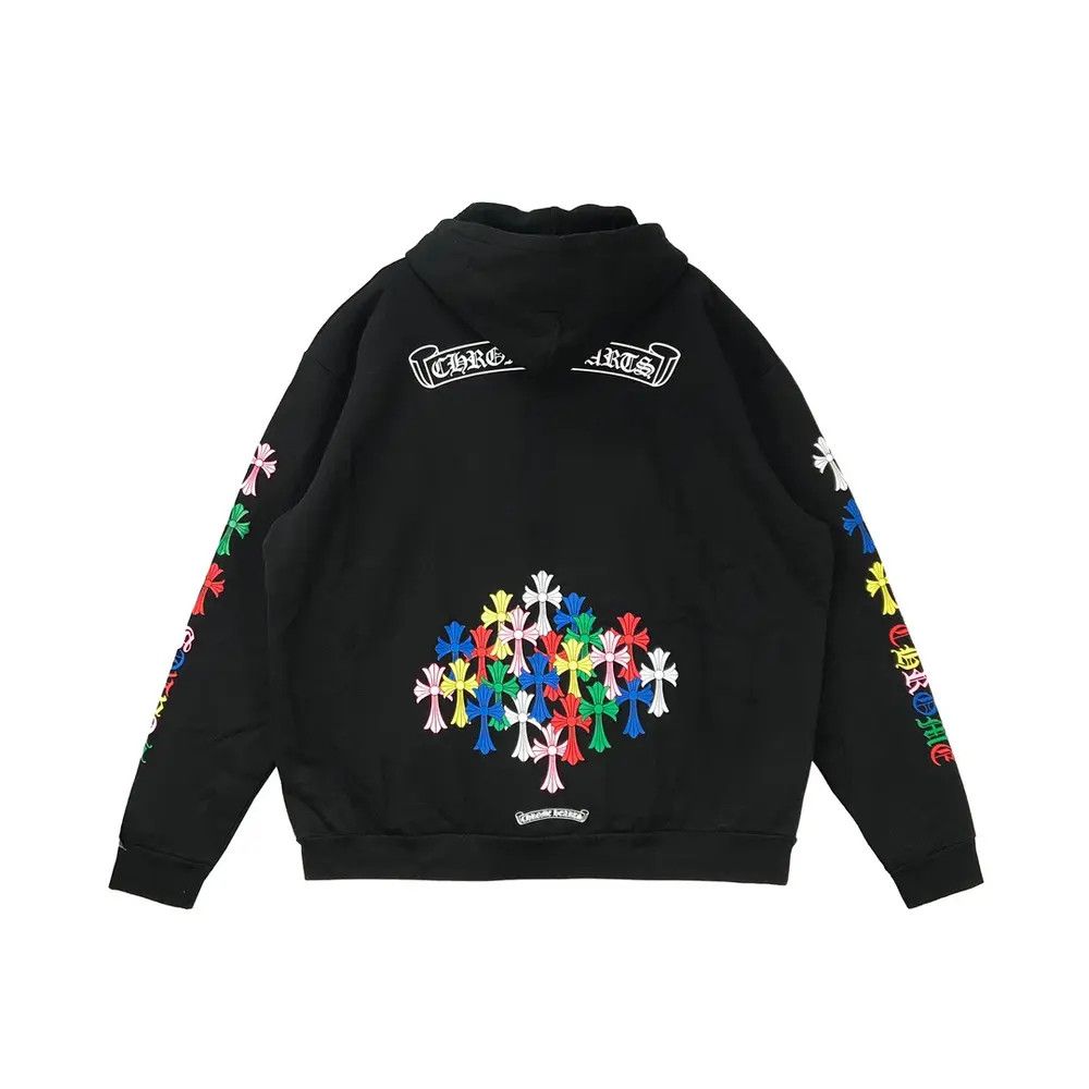 Chrome Hearts CHROME HEARTS MULTI COLOR HORSESHOE LOGO ZIP UP