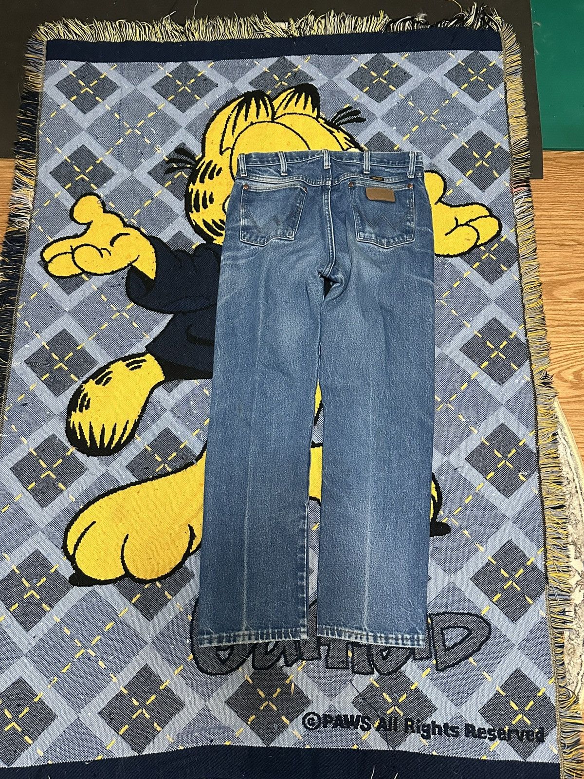 Wrangler Vintage Sun Faded Wrangler Cowboy Jeans Size US 33 - 5 Thumbnail