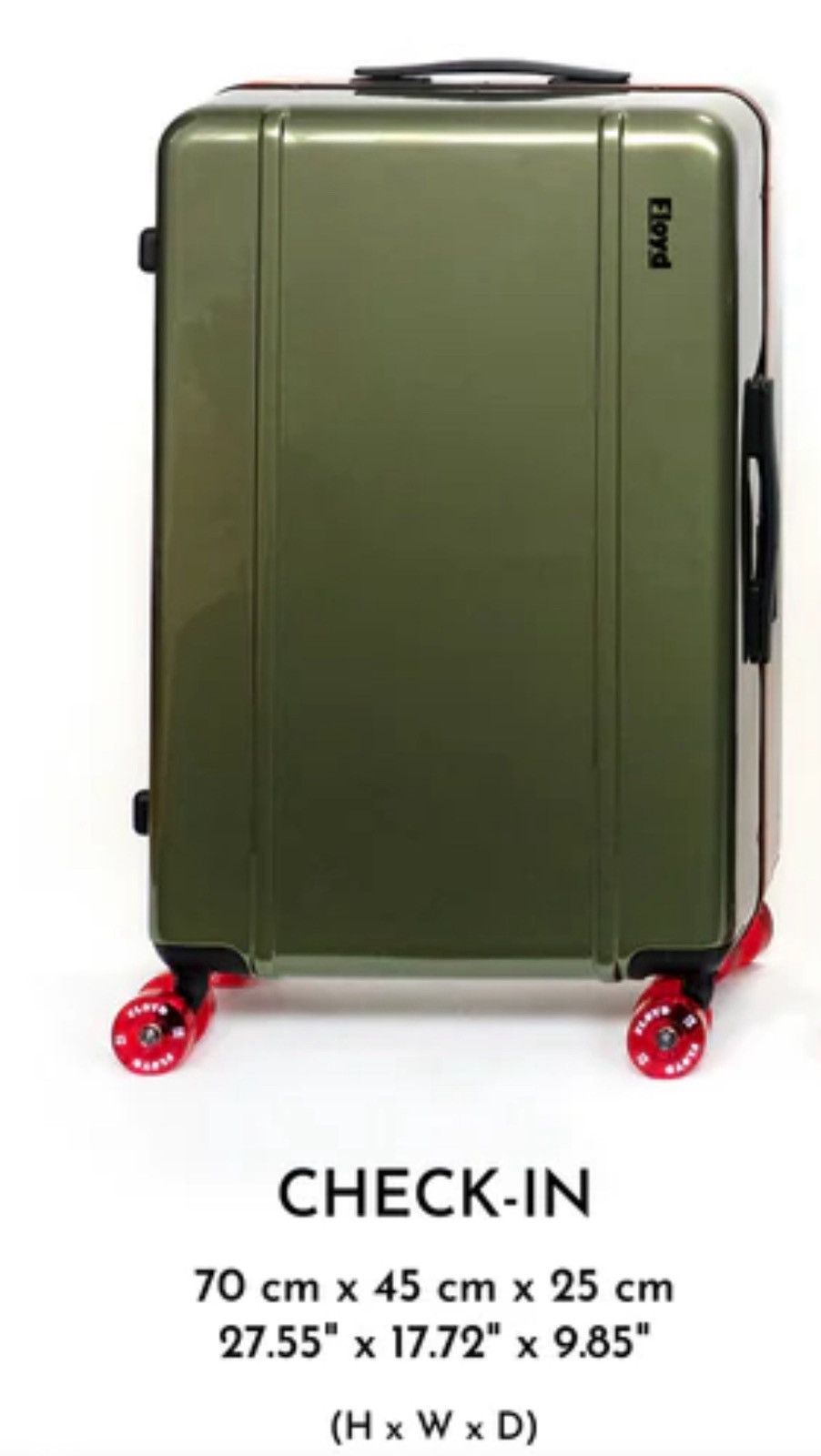 Other Floyd Check In Luggage Green Size ONE SIZE - 2 Thumbnail
