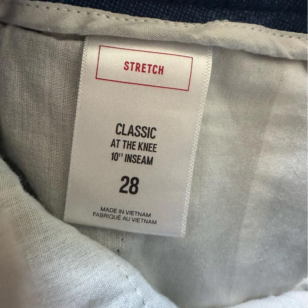 Express Men’s Express Classic Stretch Blue Shorts At the Knee 28 Size US 28 / EU 44 - 4 Thumbnail
