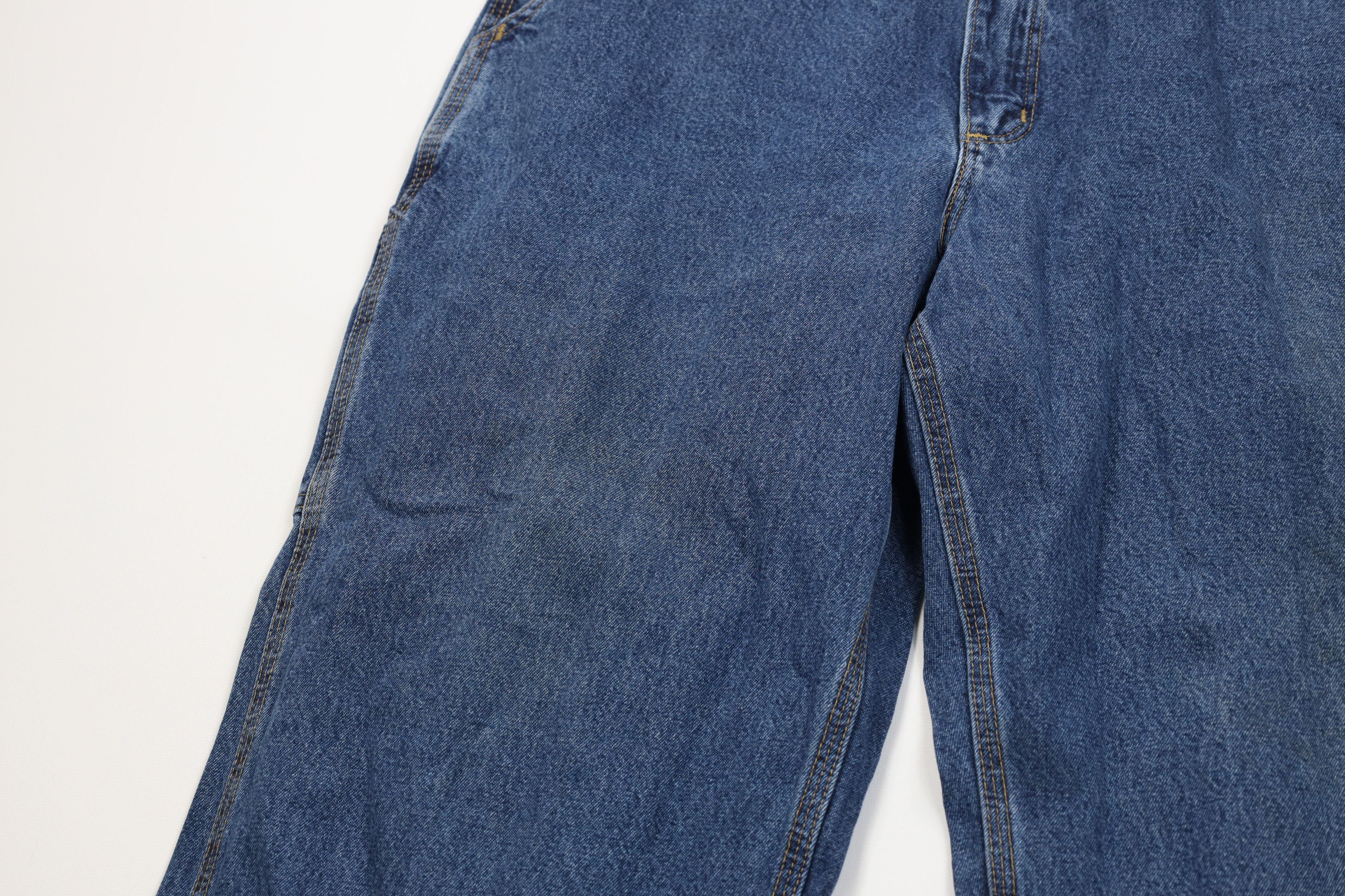 Carhartt Vintage Y2K Carhartt Loose Original Fit Wide Leg Denim Jeans Size US 34 / EU 50 - 8 Thumbnail