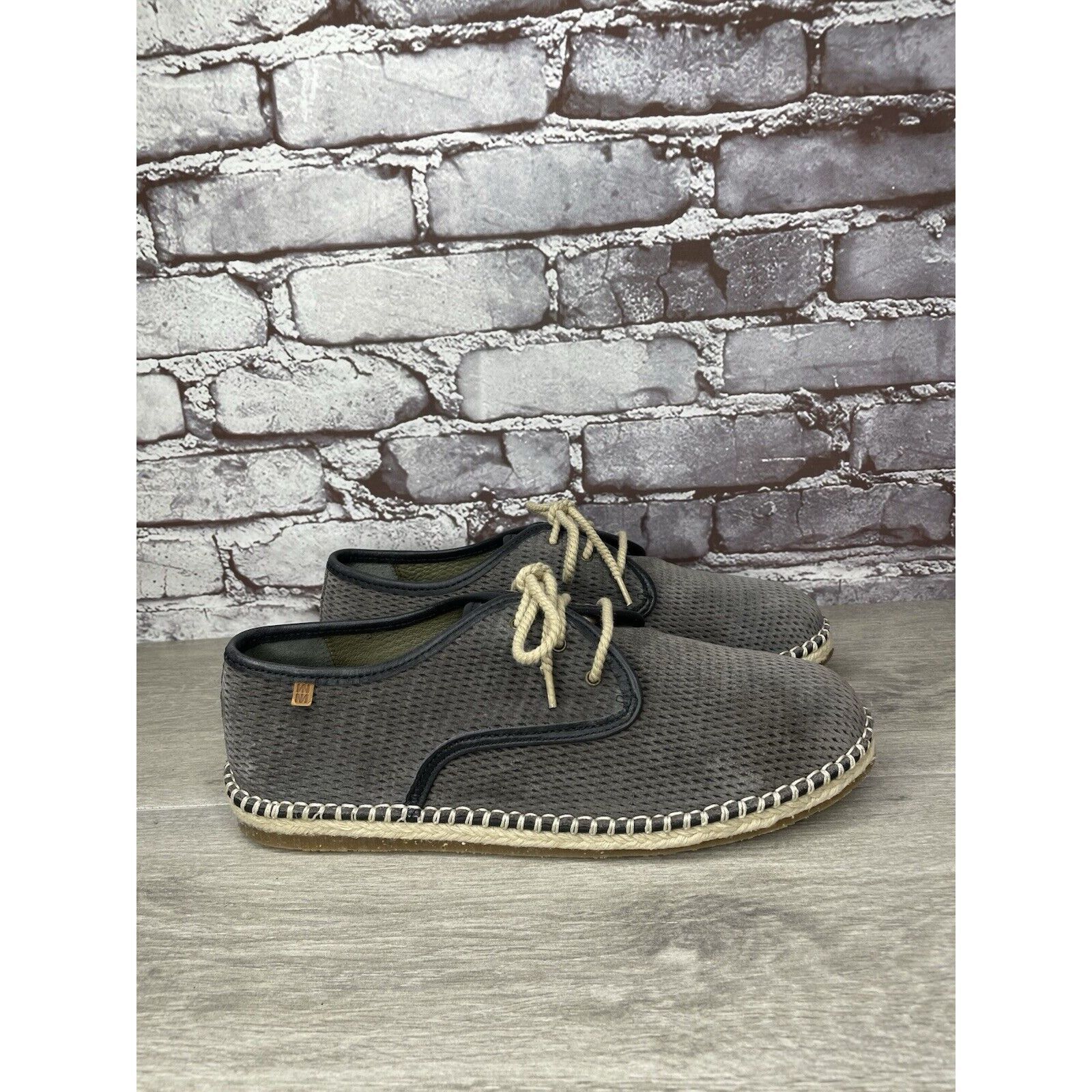 Other El Naturalista Gray Suede Leather Oxfords Lace Up Sneakers S Size US 8 / EU 41 - 10 Thumbnail