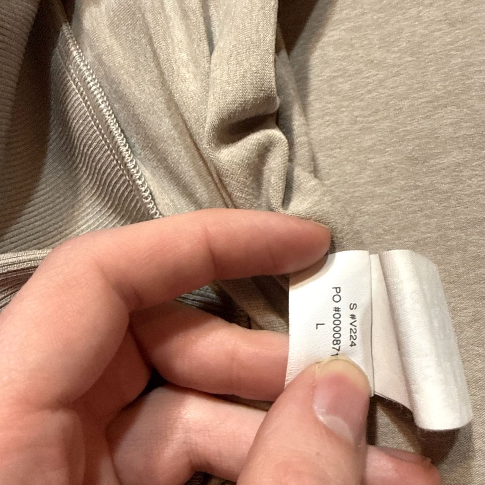 Vuori Vuori Ponto Performance Crew Mens Large Dark Salt Beige Heathered Pullover V224 Size US L / EU 52-54 / 3 - 7 Thumbnail