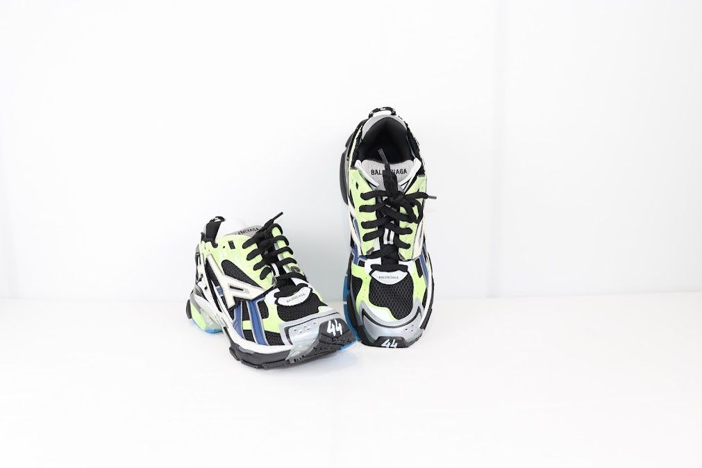 Balenciaga o1rshd Caged Mesh Runner Sneakers in Multicolor Size US 11 / EU 44 - 10 Thumbnail