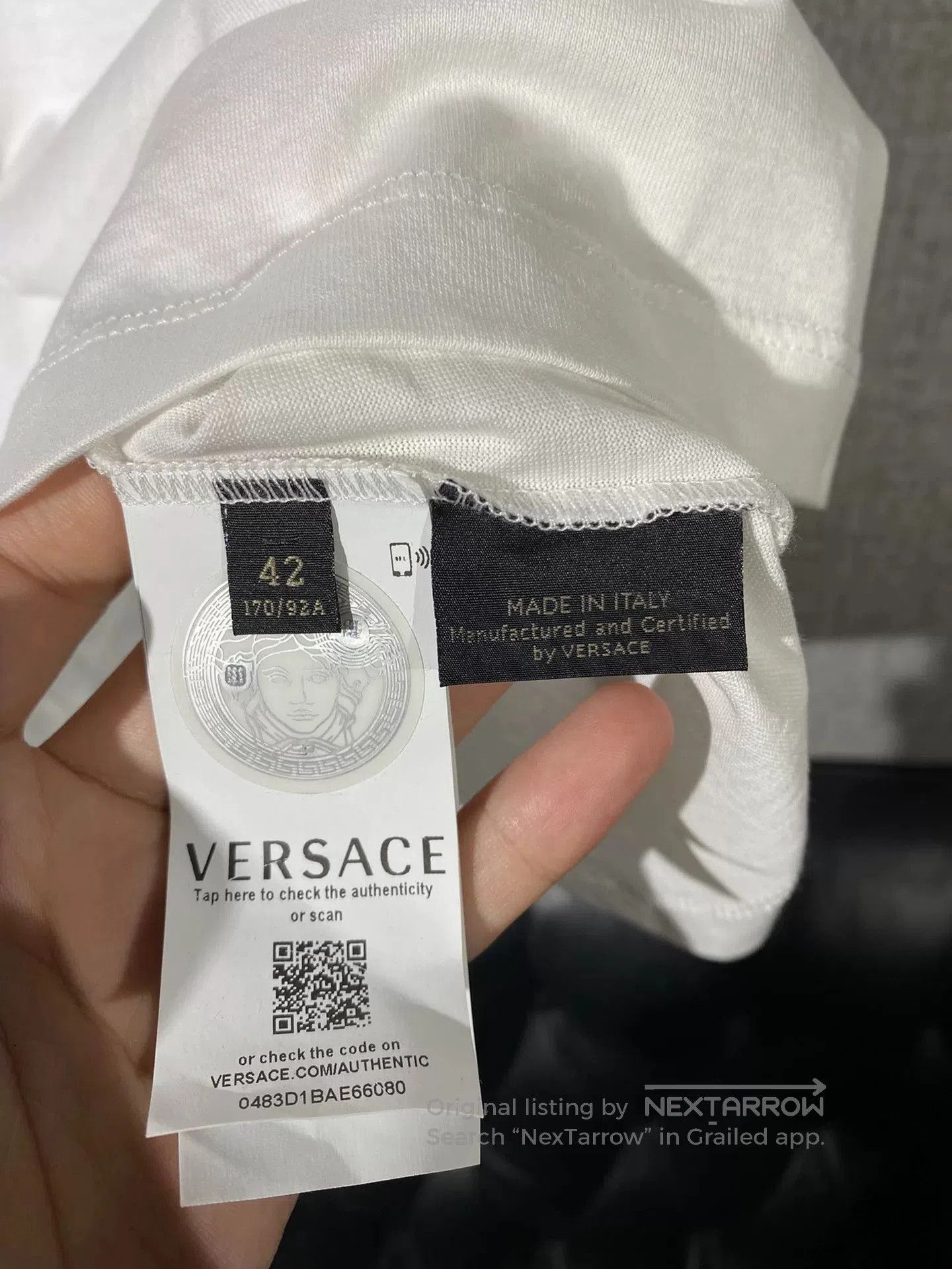 Versace versace women's short sleeve t-shirt. Size XL / US 12-14 / IT 48-50 - 8 Thumbnail