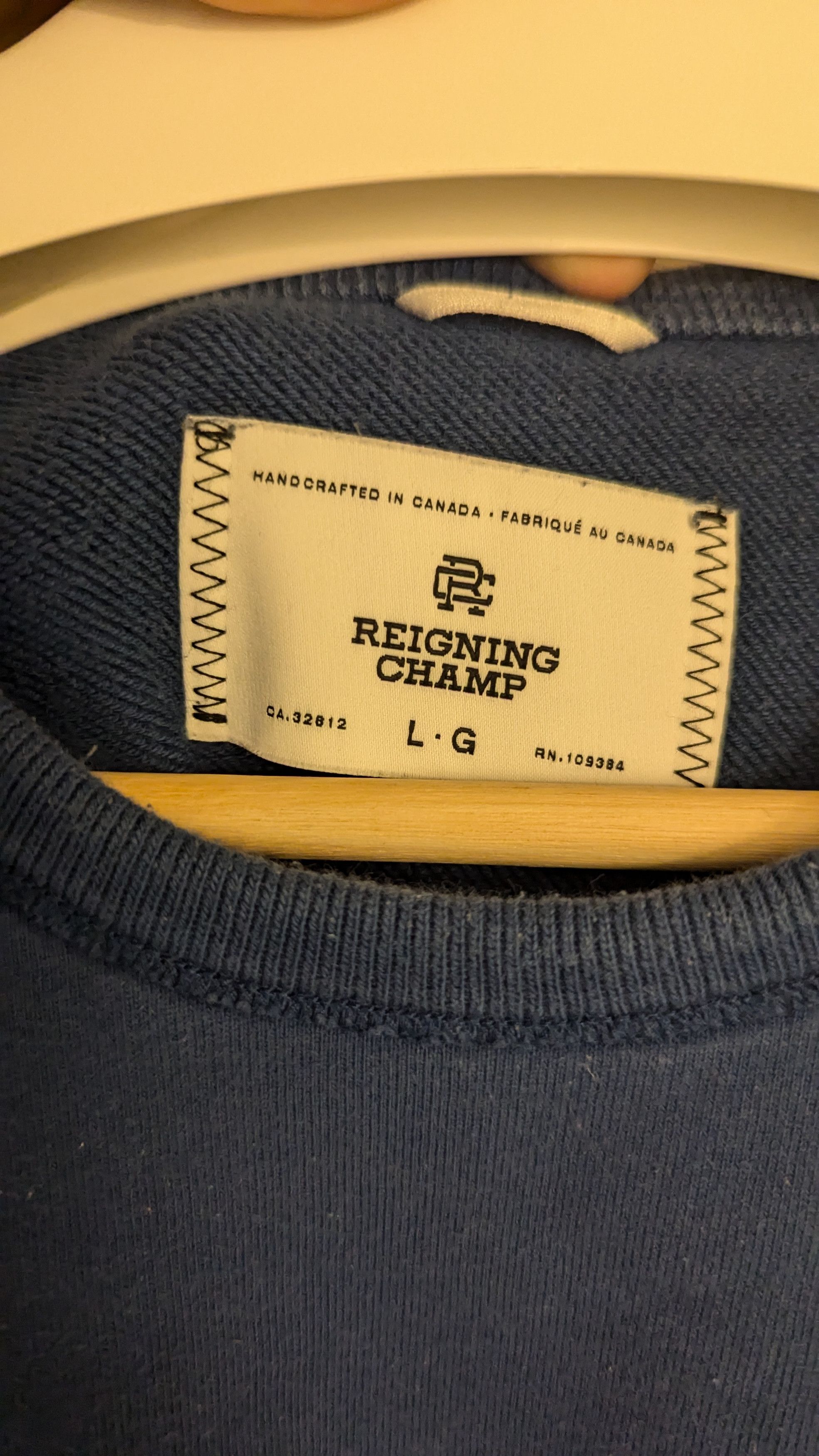 Reigning Champ Classic Varsity Crewneck Mid Weight Terry Size US L / EU 52-54 / 3 - 2 Thumbnail