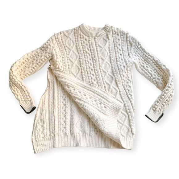 3.1 Phillip Lim 3.1 Phillip Lim cotton blend cable knit side zip sweater, Si Size XS / US 0-2 / IT 36-38 - 5 Thumbnail