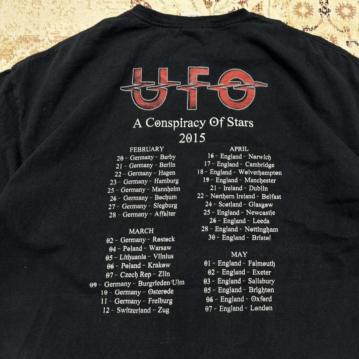 Band Tees × Vintage Vintage UFO 🛸 A Conspiracy of Stars T-shirts Big Logo Tour Size US XXL / EU 58 / 5 - 8 Thumbnail