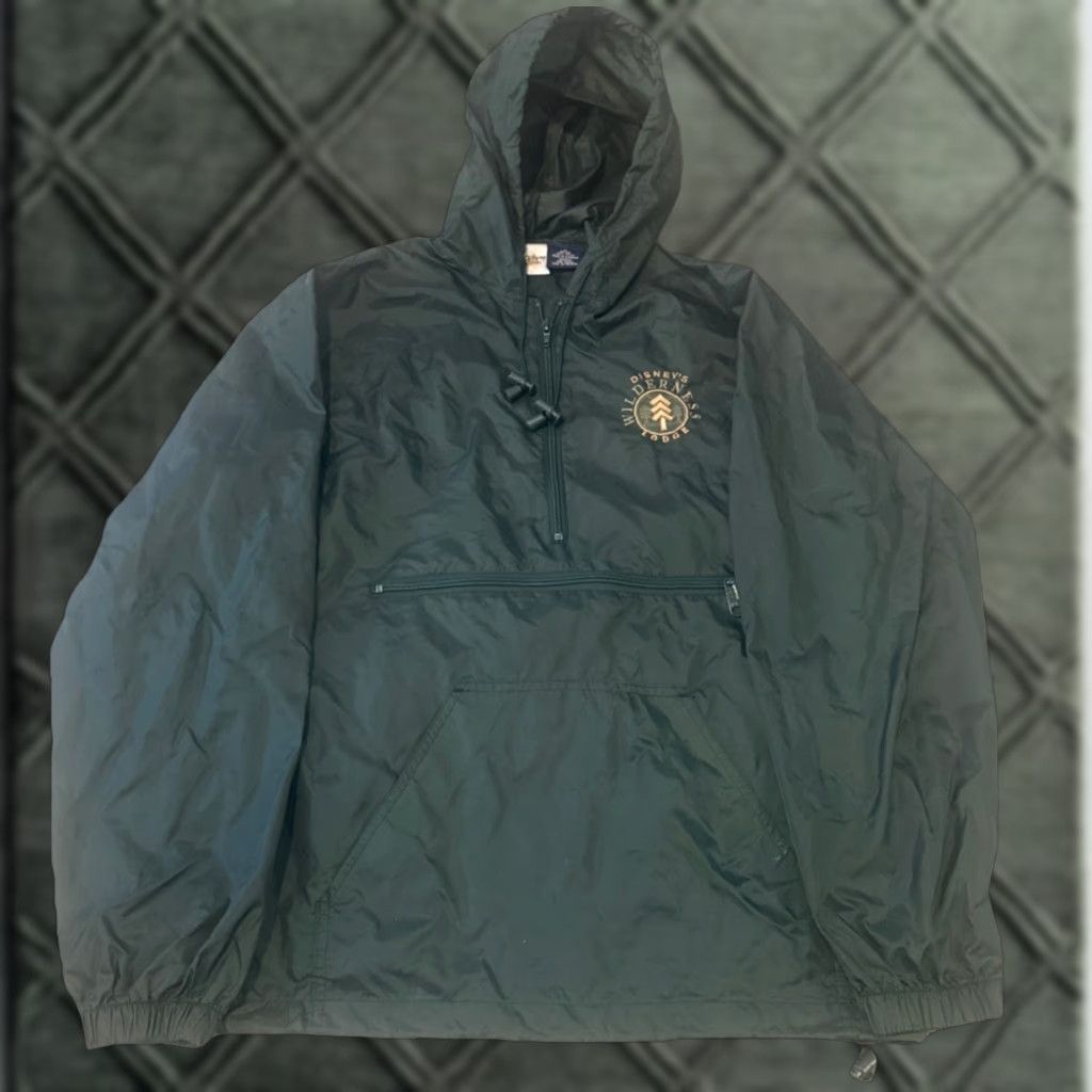 Disney VINTAGE Disney Wilderness Lodge Green Windbreaker Anorak Pullover Adult Small Size US S / EU 44-46 / 1 - 1 Thumbnail